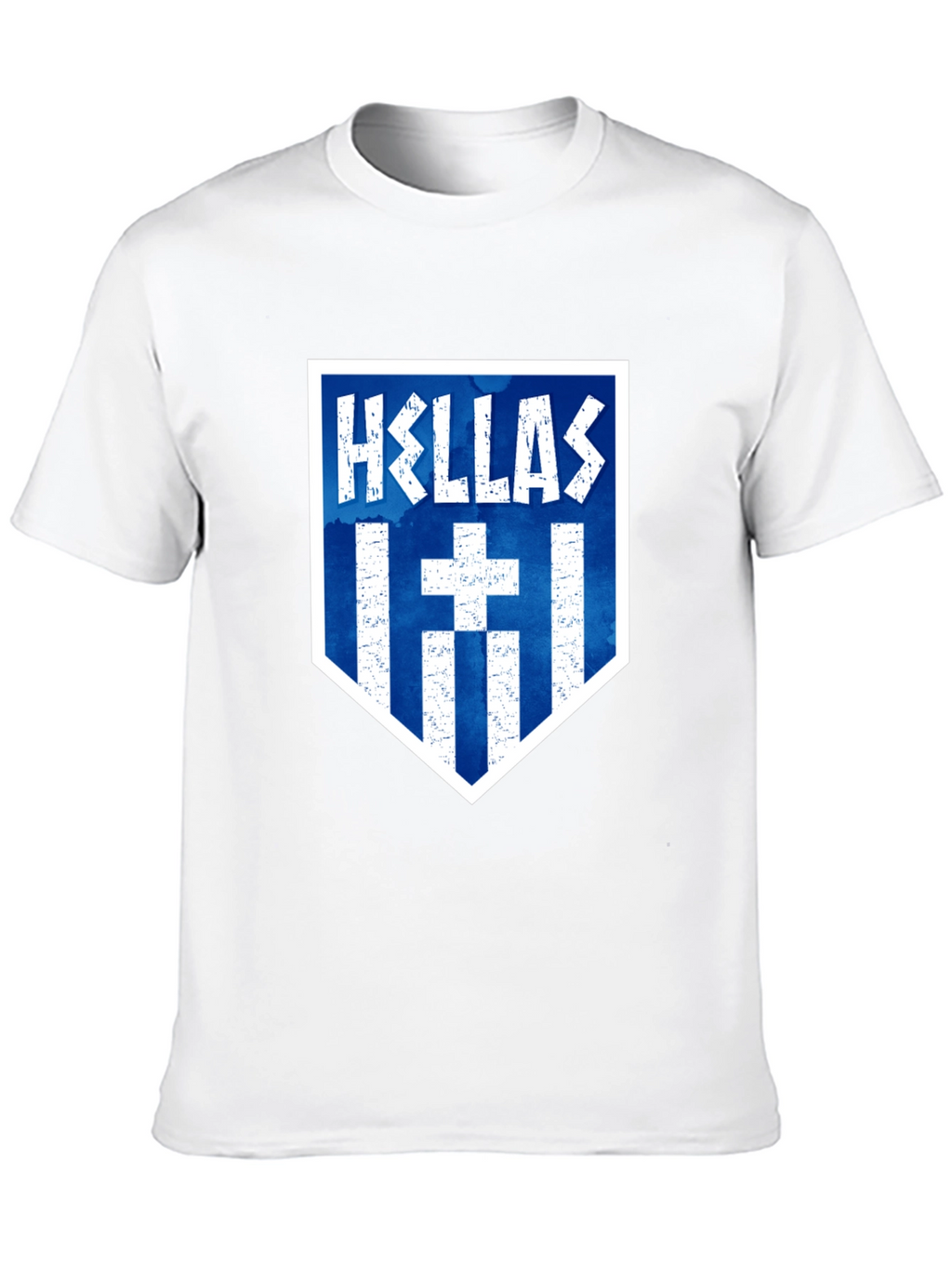 Hellas T-Shirt: Greek Flag Inspired Design