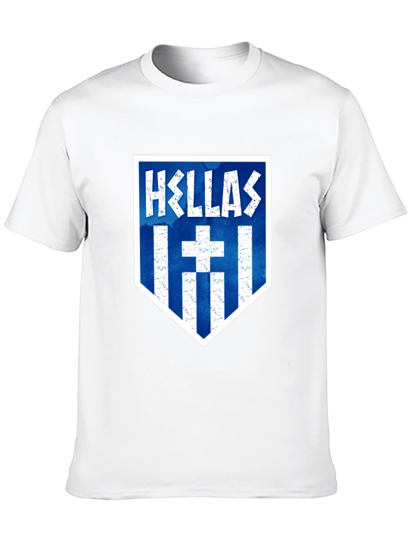 Hellas T-Shirt: Greek Flag Inspired Design