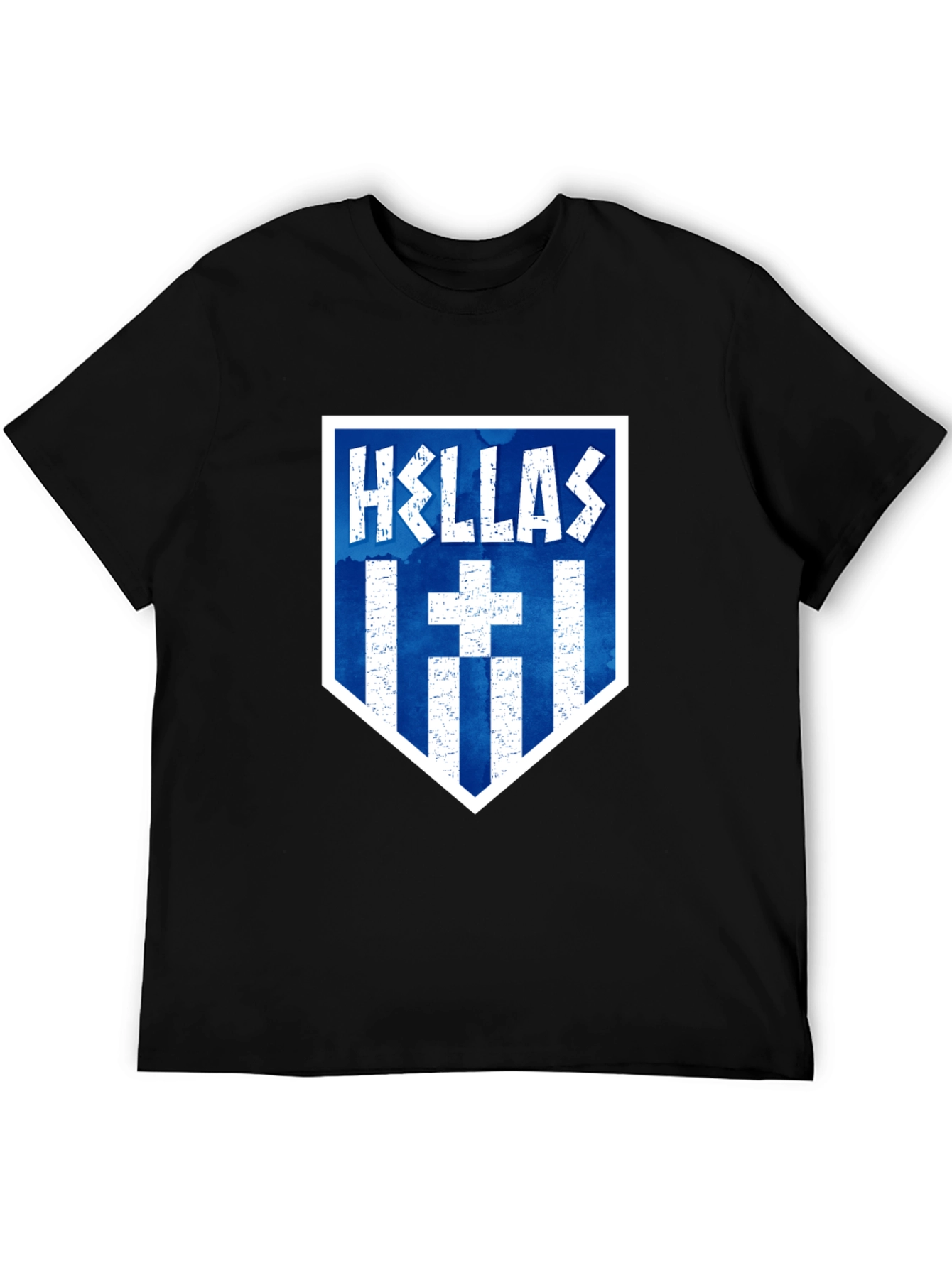 Hellas T-Shirt: Greek Flag Inspired Design
