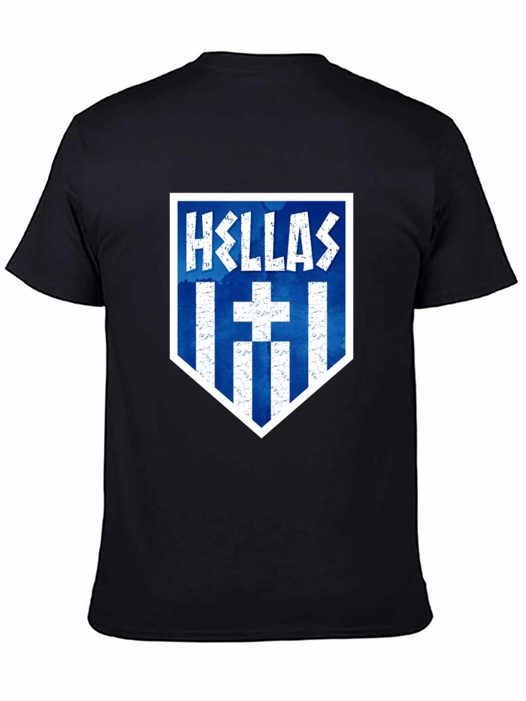 Hellas T-Shirt: Greek Flag Inspired Design