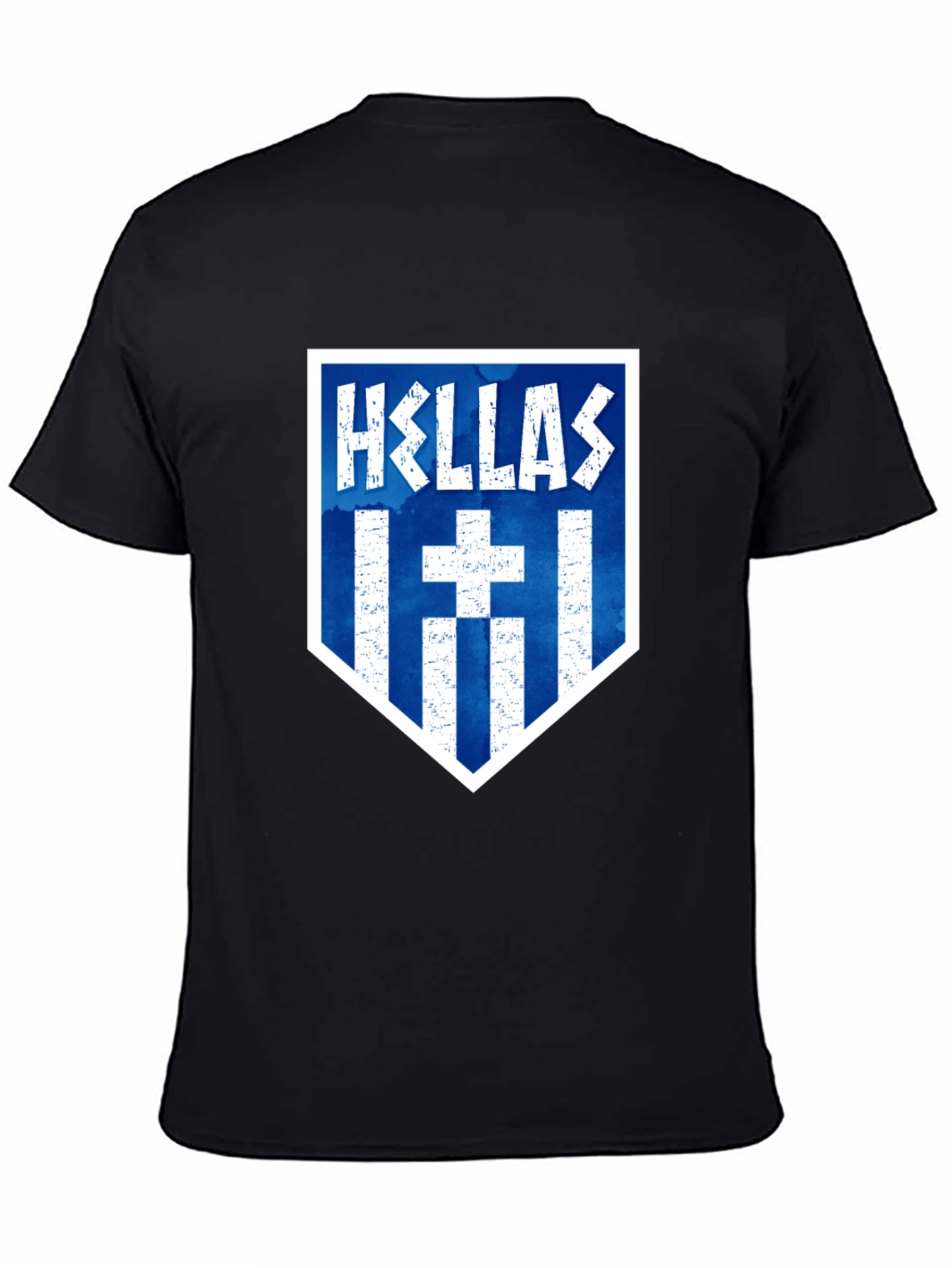 Hellas T-Shirt: Greek Flag Inspired Design