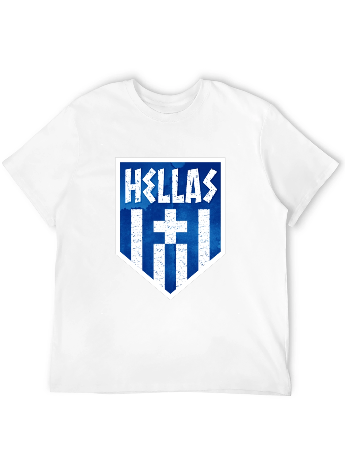 Hellas T-Shirt: Greek Flag Inspired Design