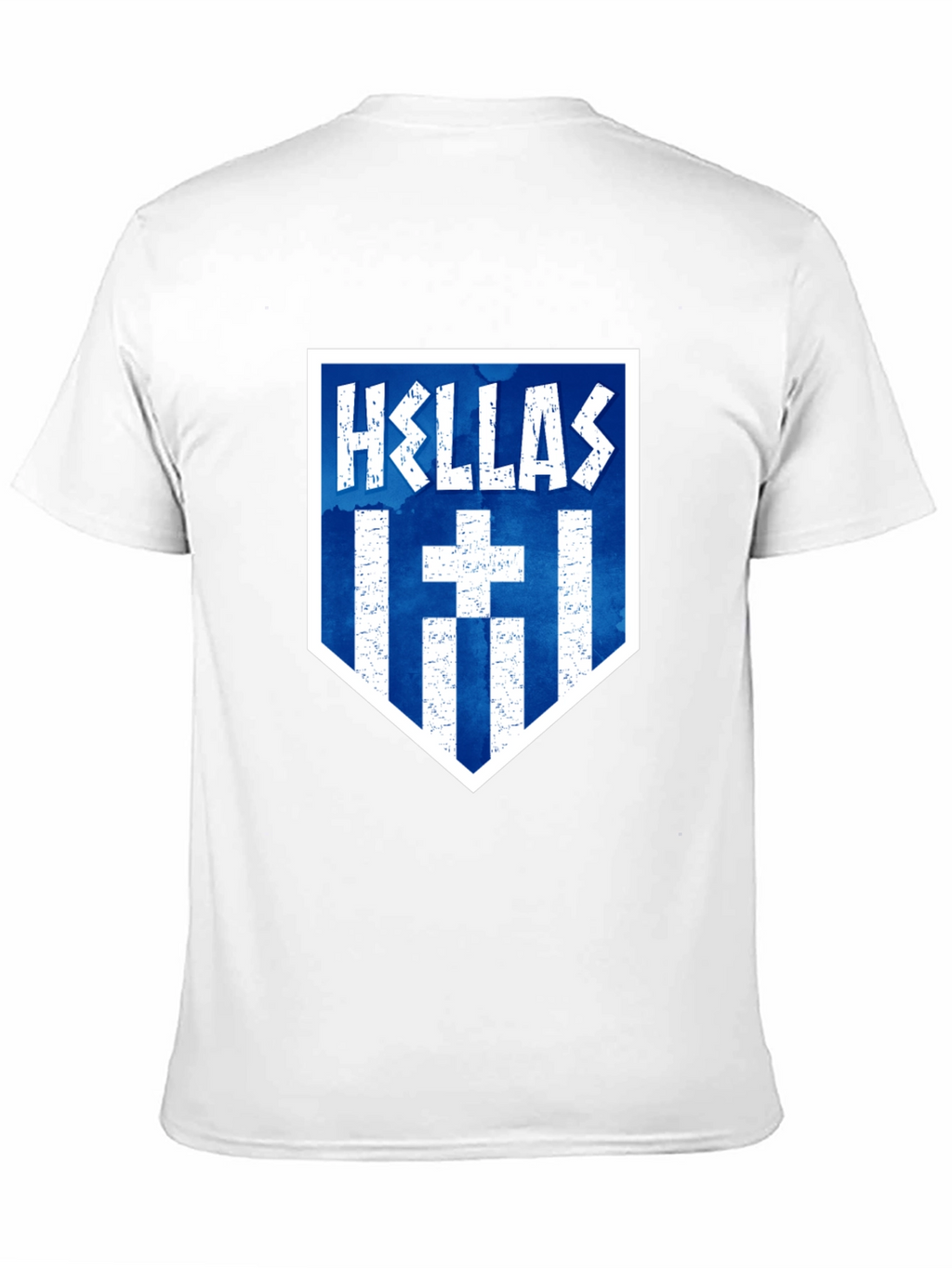 Hellas T-Shirt: Greek Flag Inspired Design