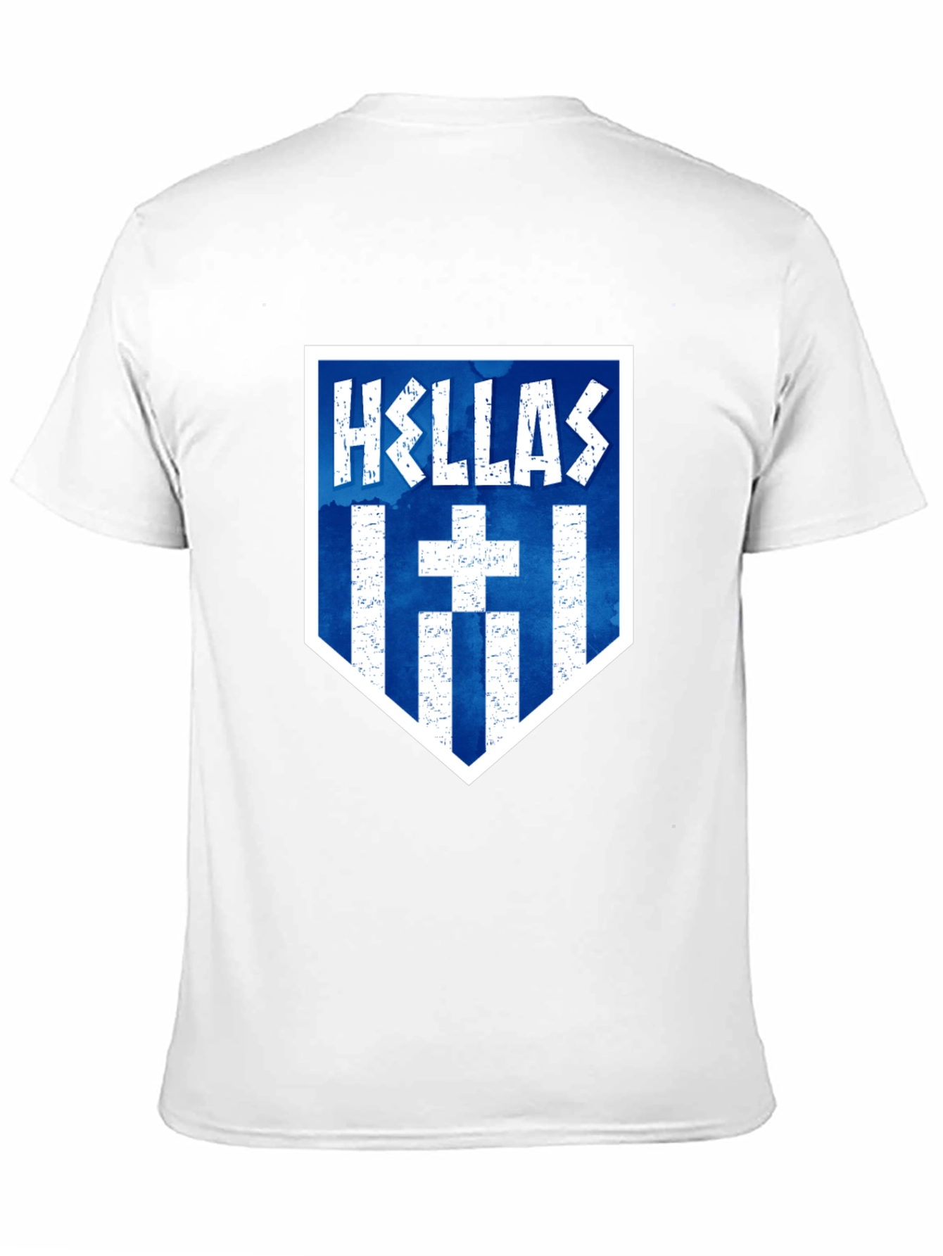 Hellas T-Shirt: Greek Flag Inspired Design