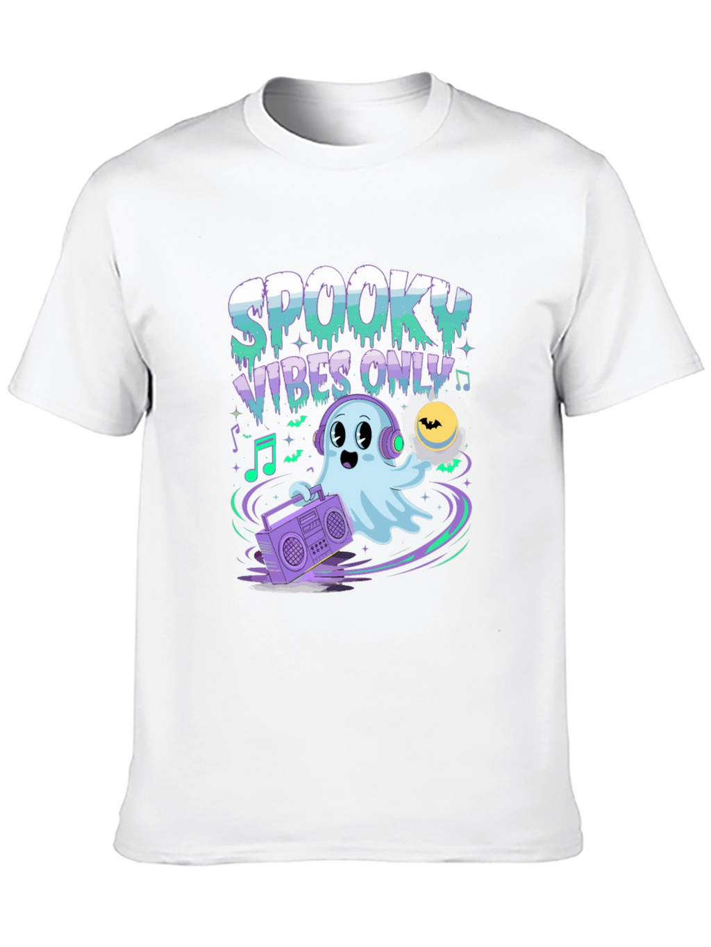 Spooky Vibes Only Halloween Graphic Tee