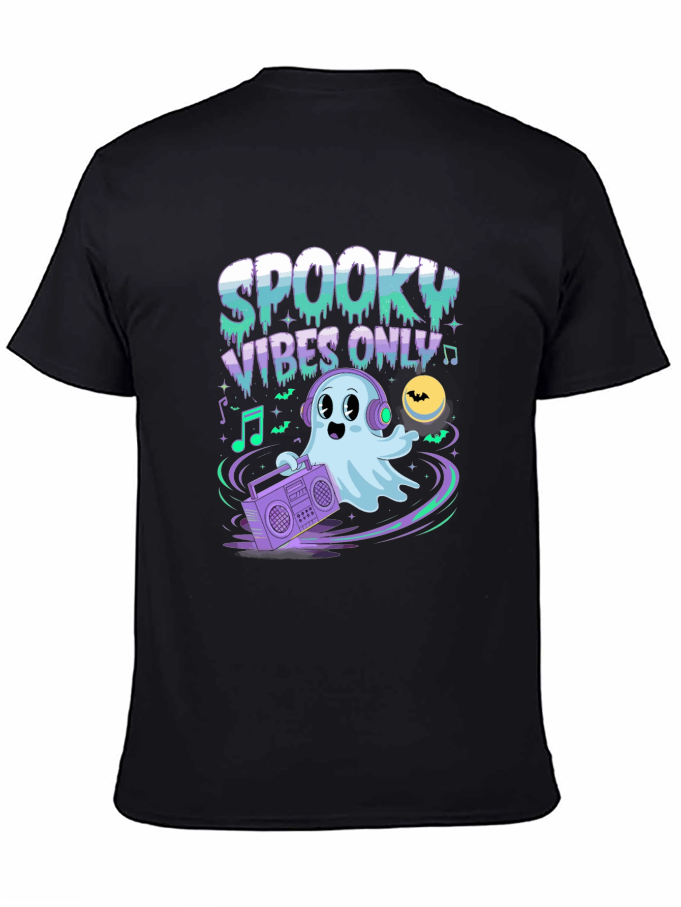 Spooky Vibes Only Halloween Graphic Tee