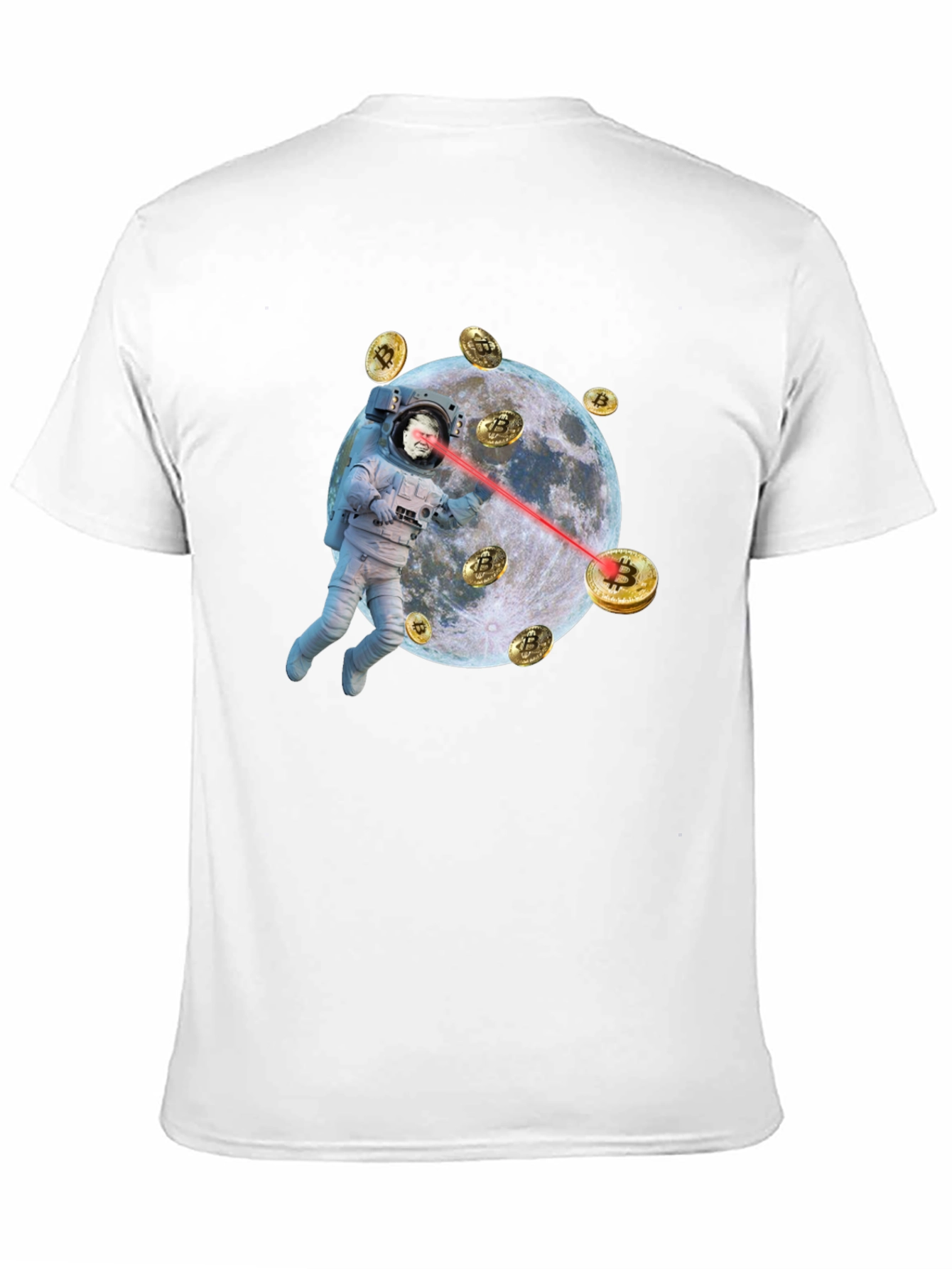 Bitcoin Astronaut T-Shirt - Crypto to the Moon!