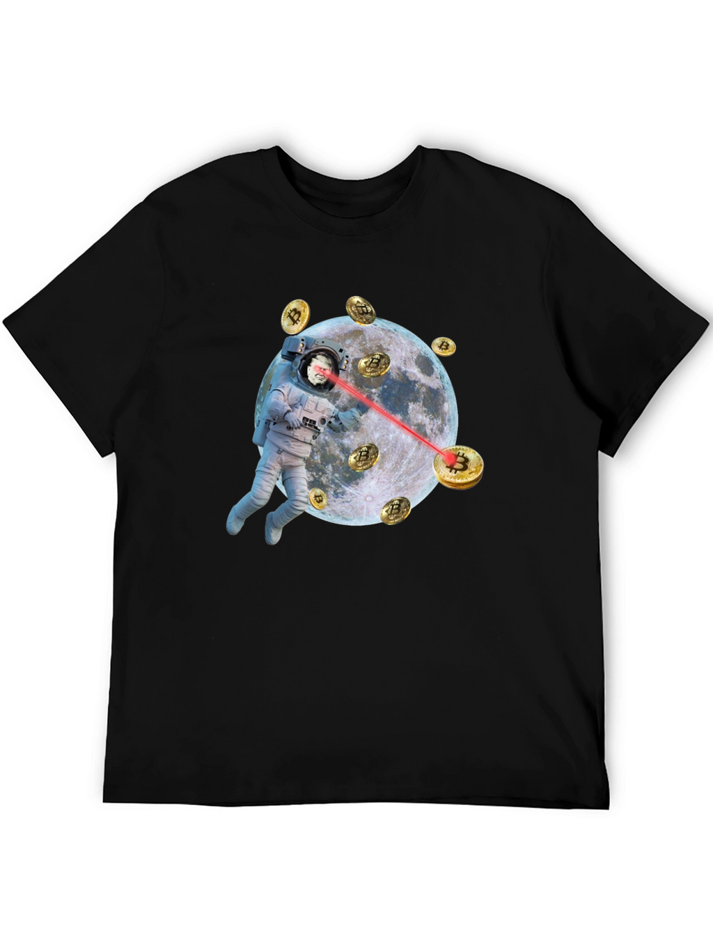 Bitcoin Astronaut T-Shirt - Crypto to the Moon!