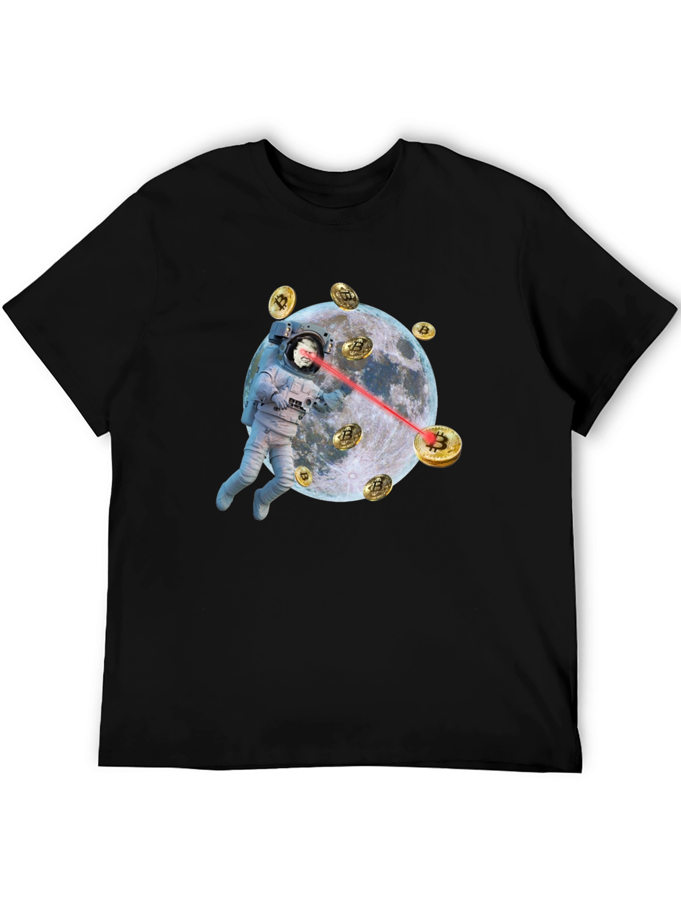 Bitcoin Astronaut T-Shirt - Crypto to the Moon!