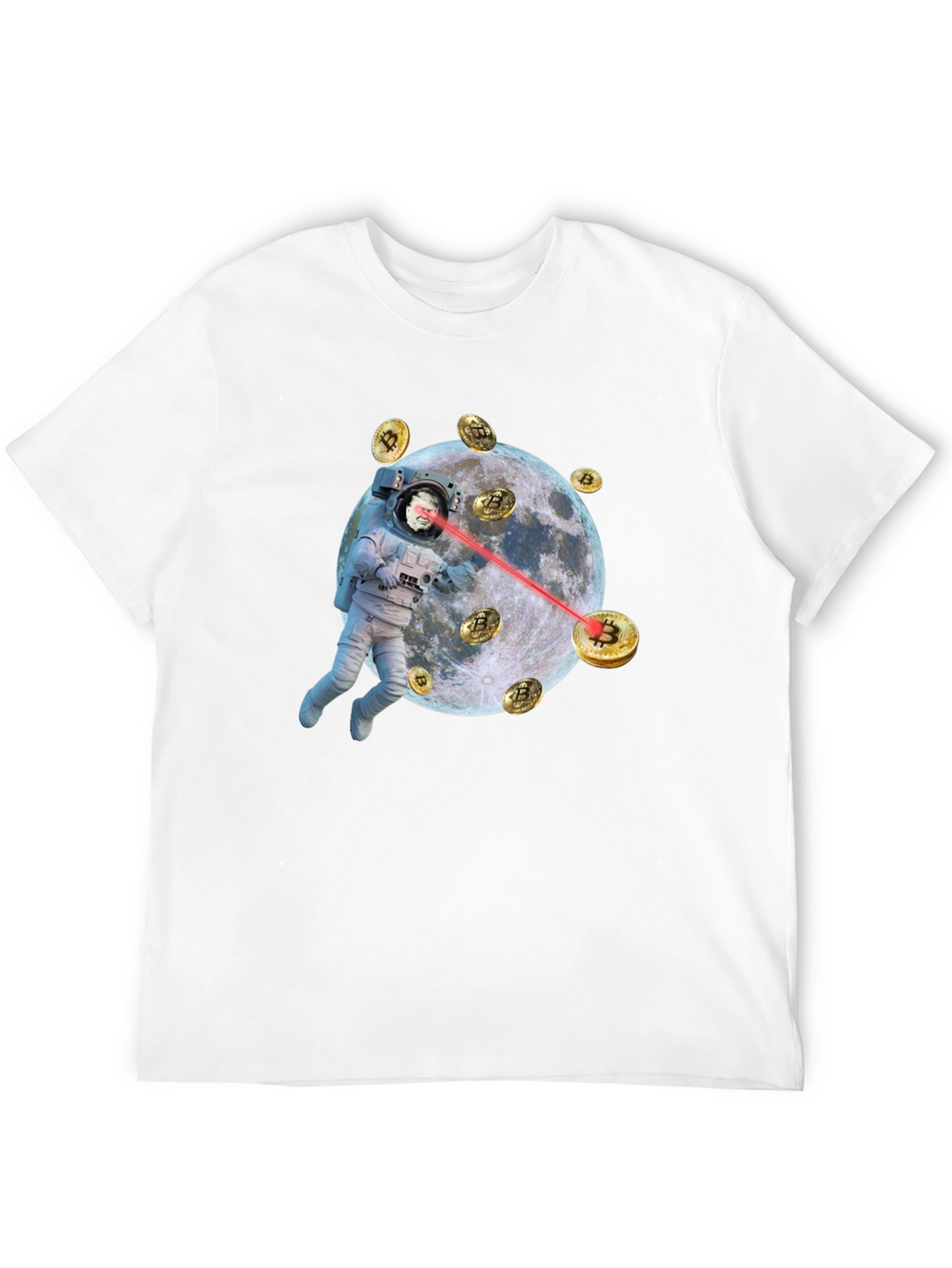 Bitcoin Astronaut T-Shirt - Crypto to the Moon!