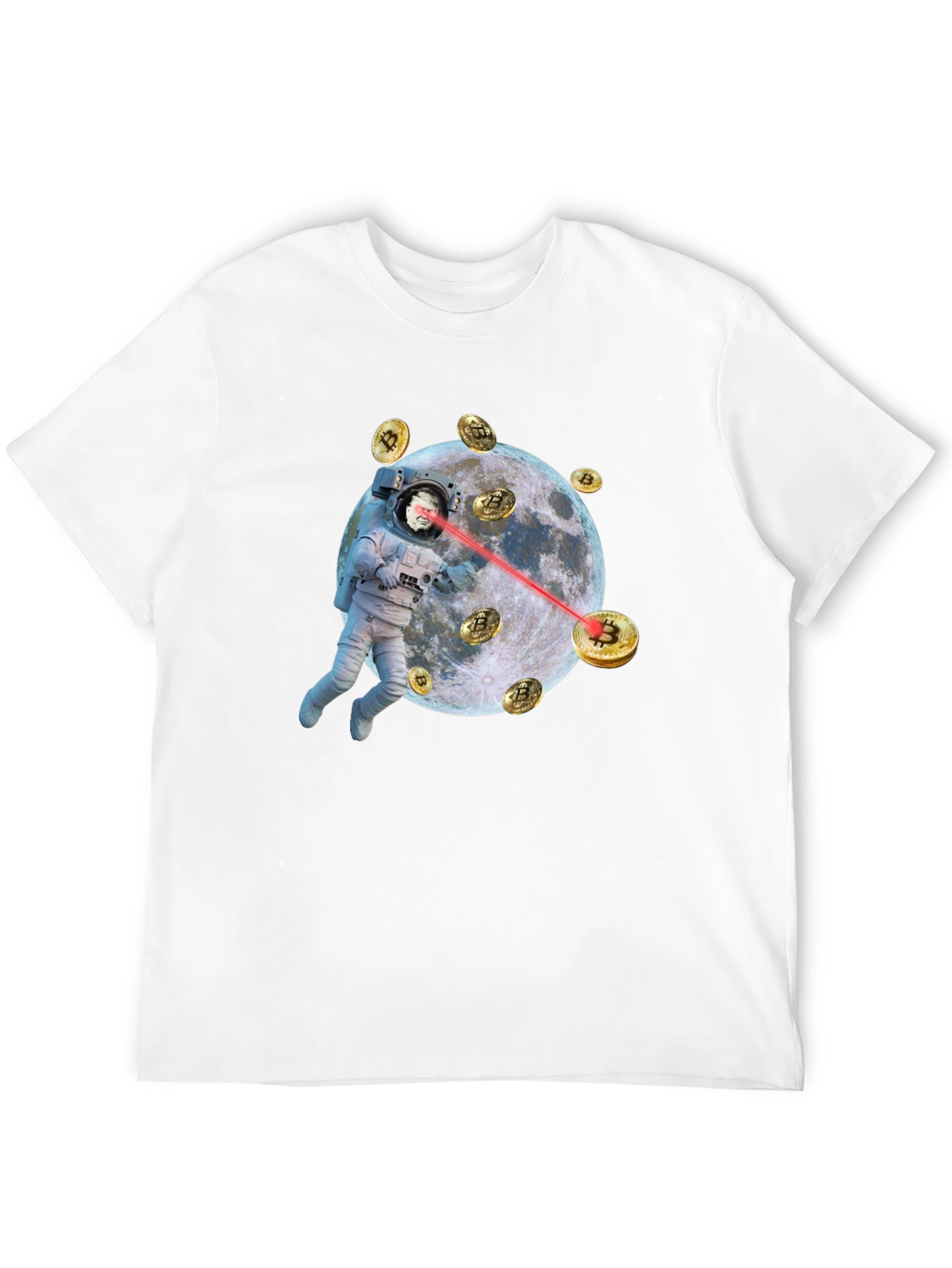 Bitcoin Astronaut T-Shirt - Crypto to the Moon!