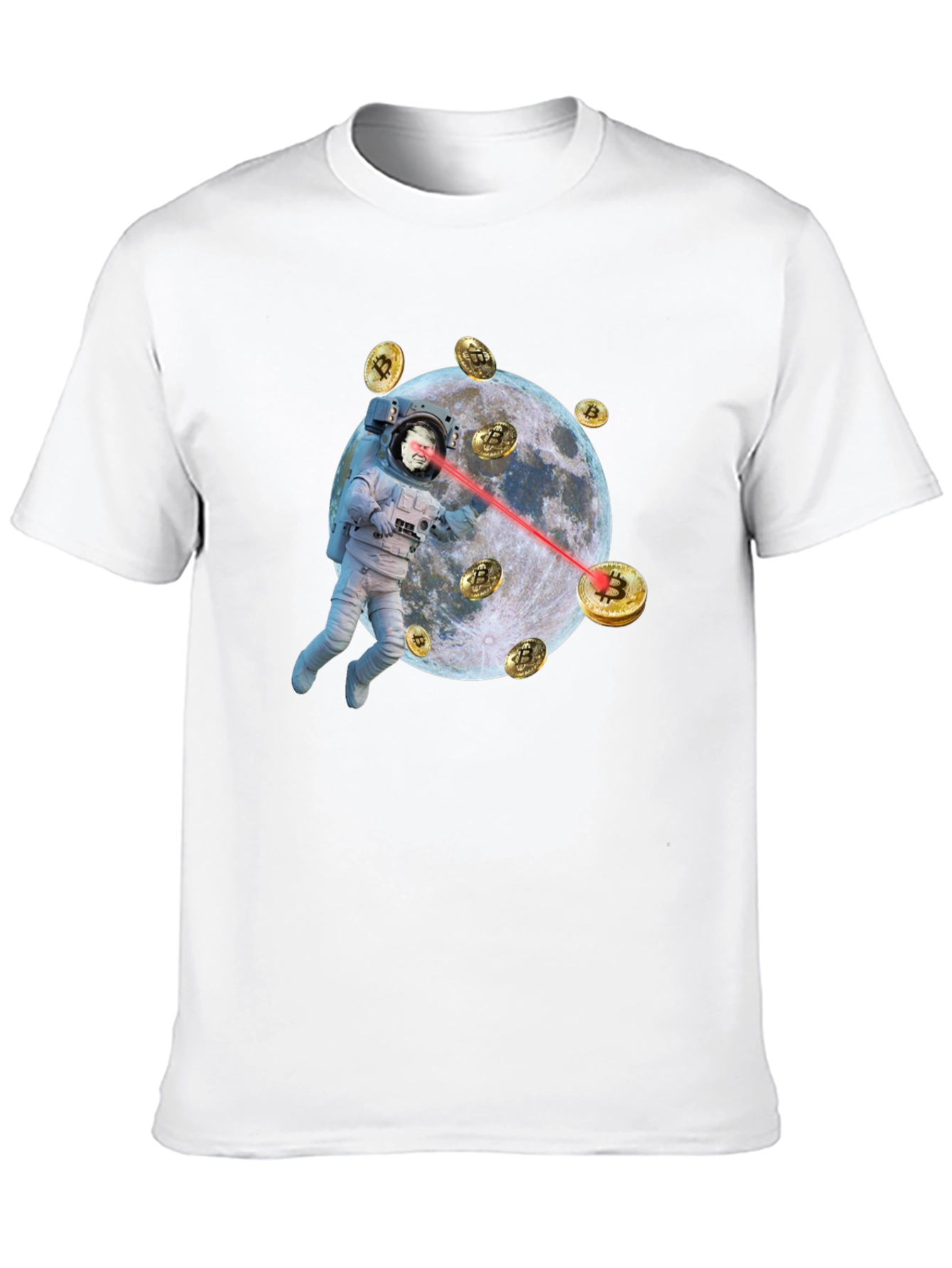 Bitcoin Astronaut T-Shirt - Crypto to the Moon!