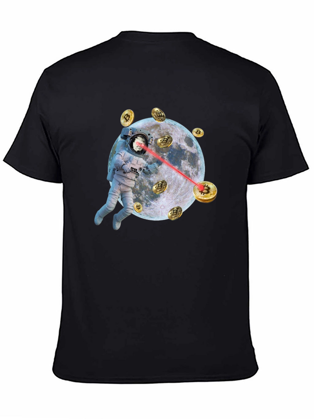 Bitcoin Astronaut T-Shirt - Crypto to the Moon!