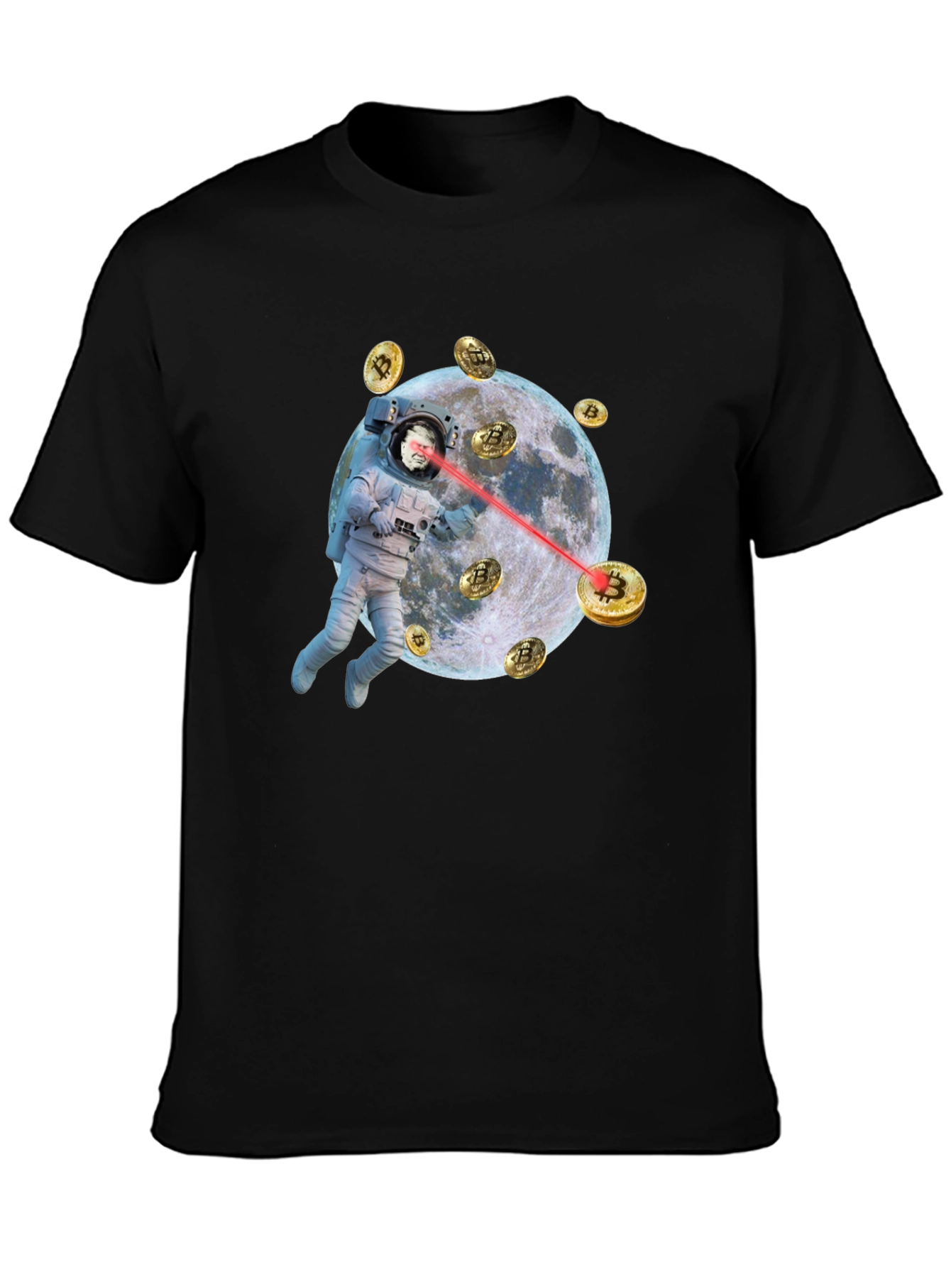 Bitcoin Astronaut T-Shirt - Crypto to the Moon!