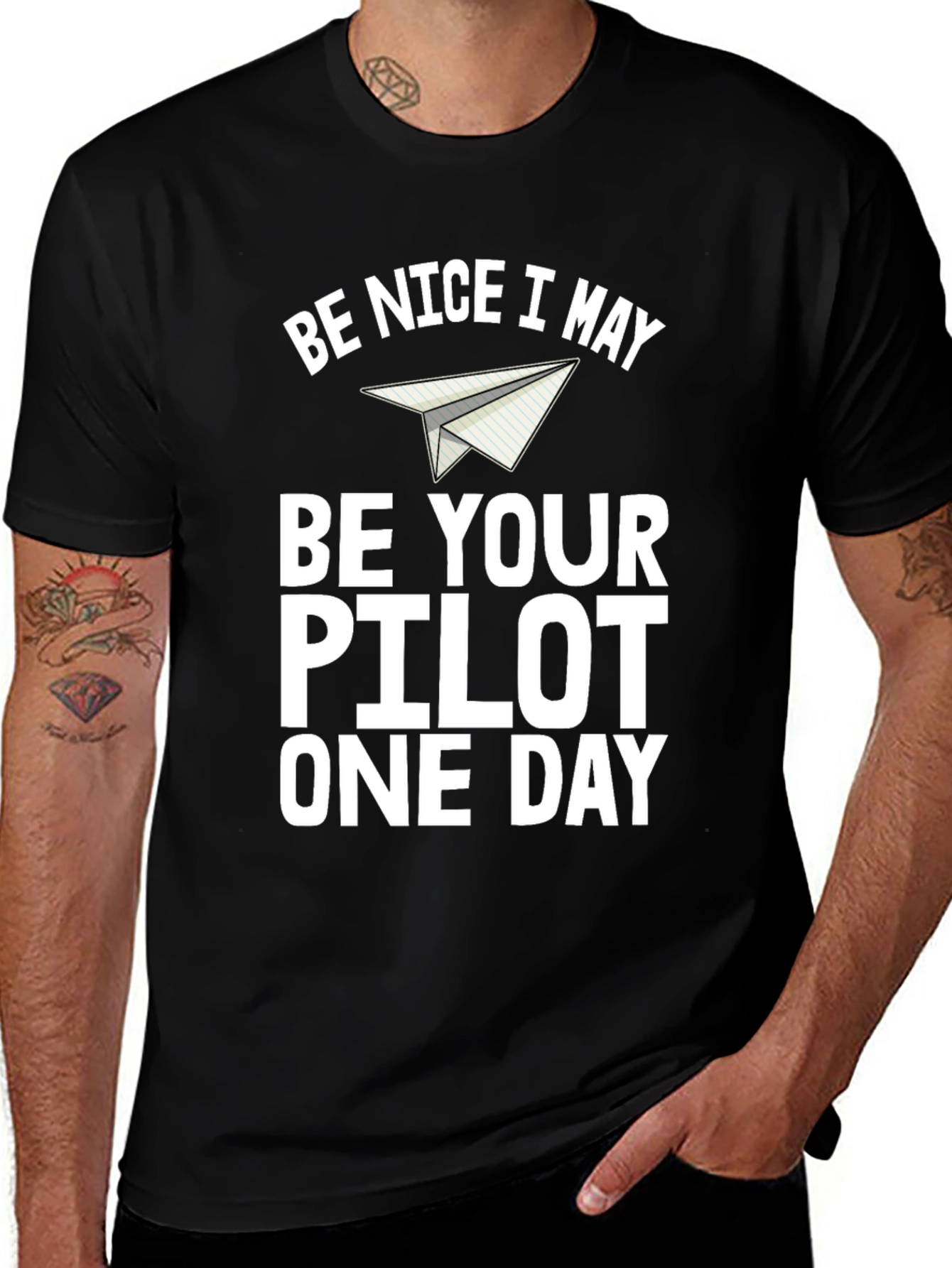 Be Nice I May Be Your Pilot One Day T-Shirt