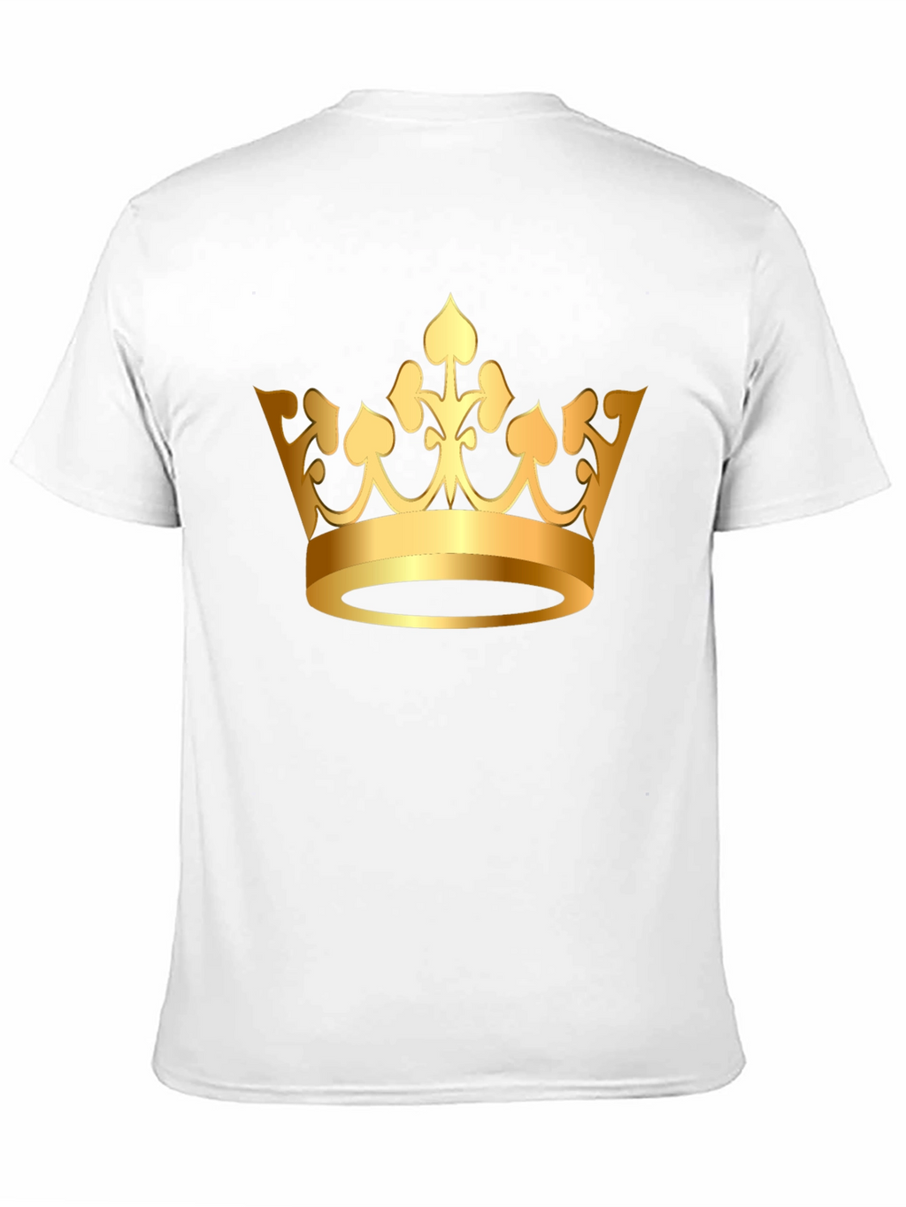 Golden Crown Graphic Tee - Classic Black T-Shirt