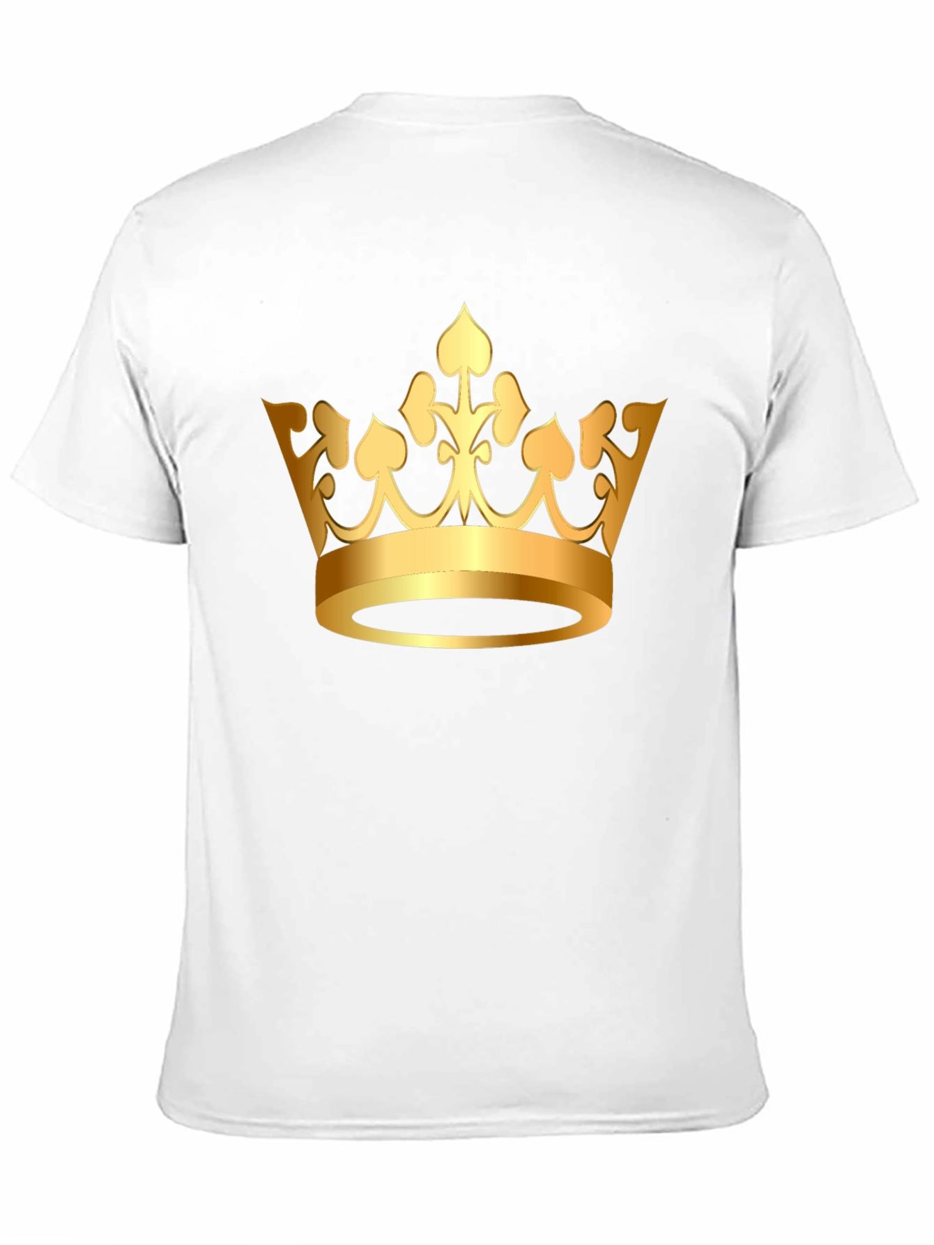 Golden Crown Graphic Tee - Classic Black T-Shirt