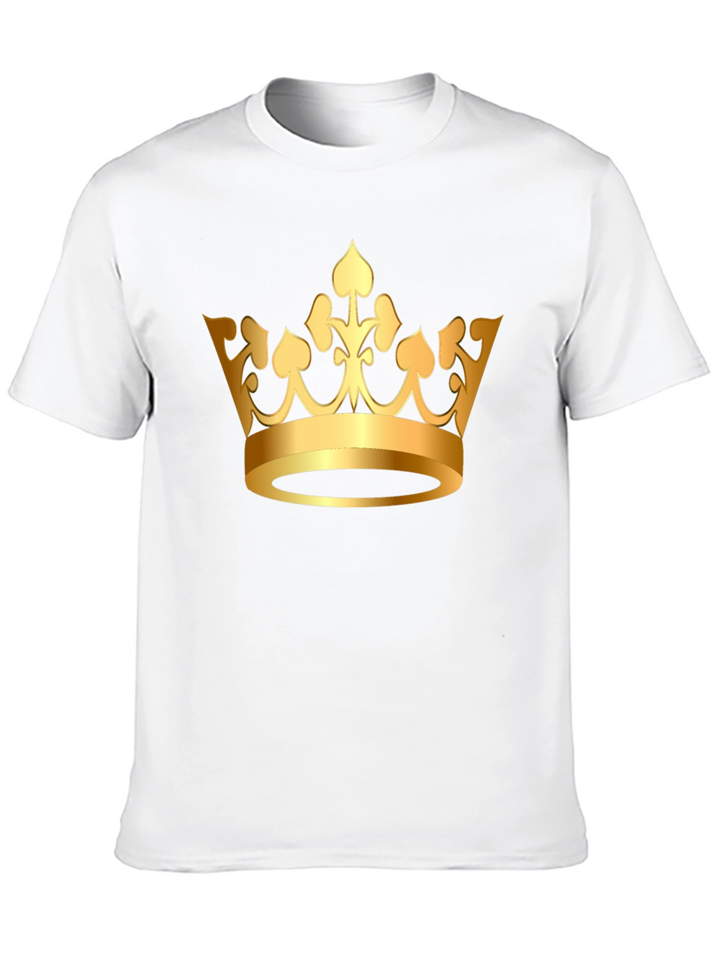 Golden Crown Graphic Tee - Classic Black T-Shirt