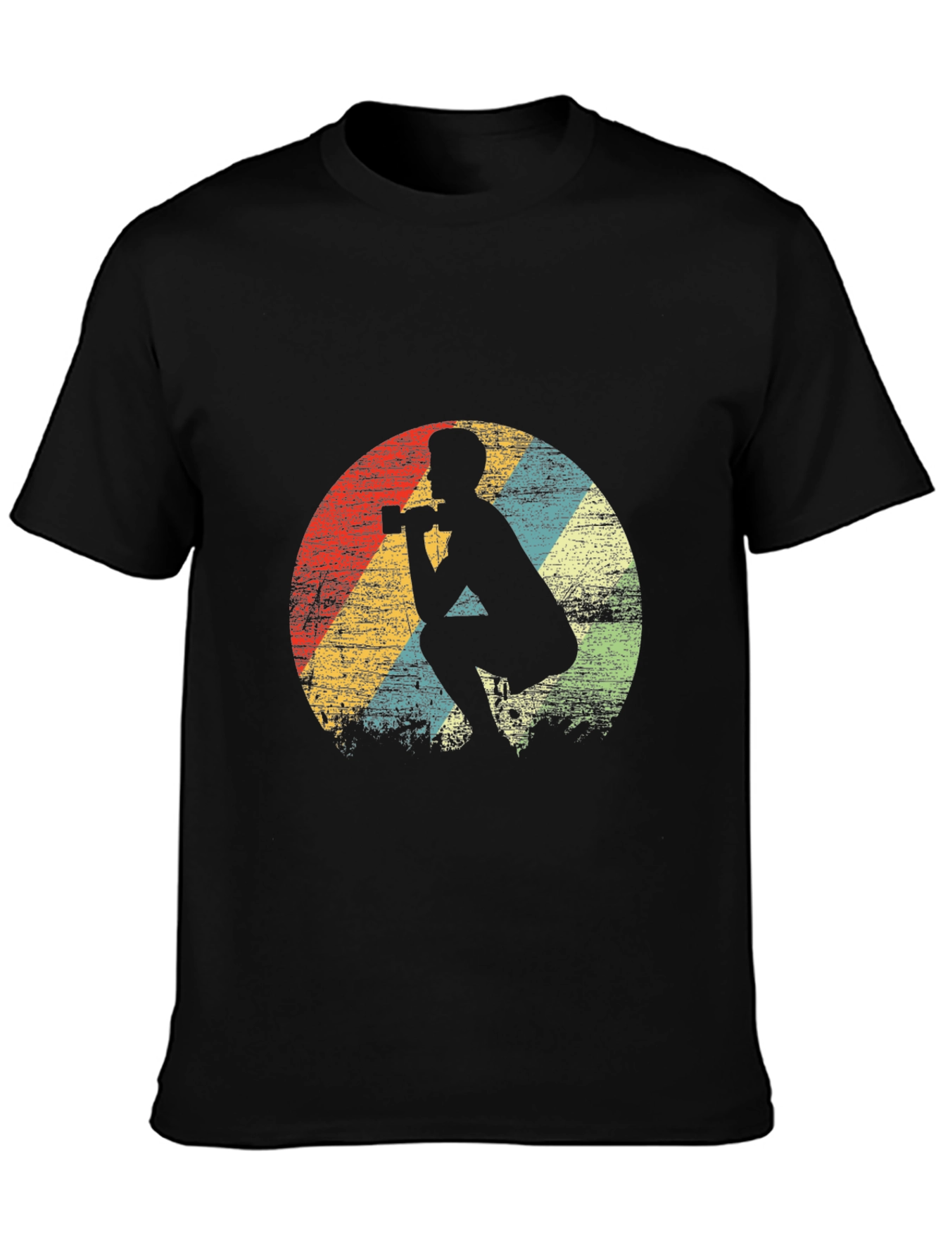 Retro Gym T-Shirt - Vintage Weightlifting Design