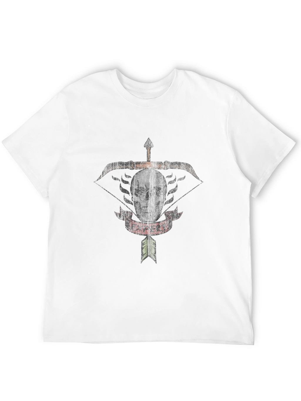 Expert Archer Skull Graphic T-Shirt - Black Cotton Tee