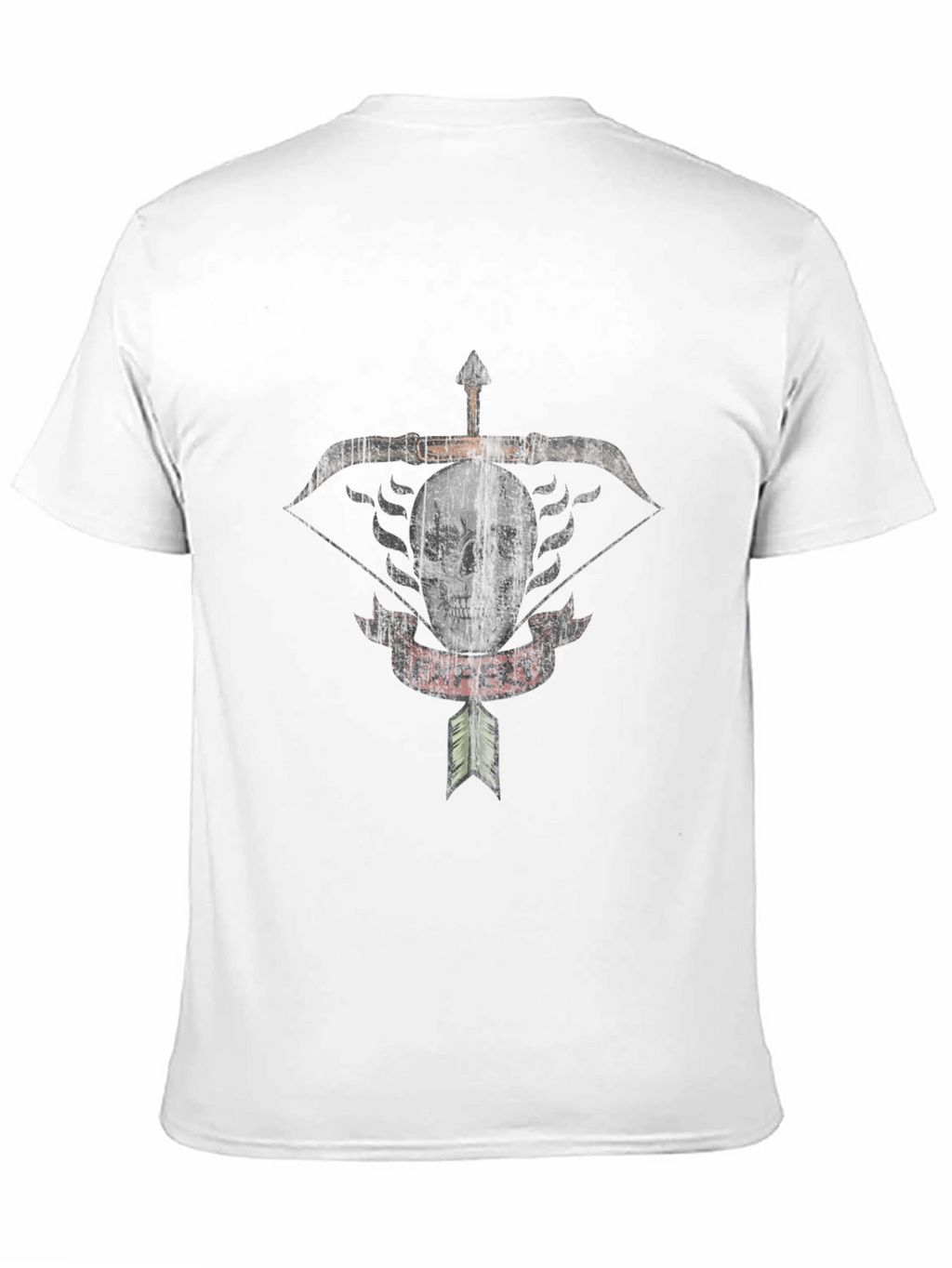 Expert Archer Skull Graphic T-Shirt - Black Cotton Tee