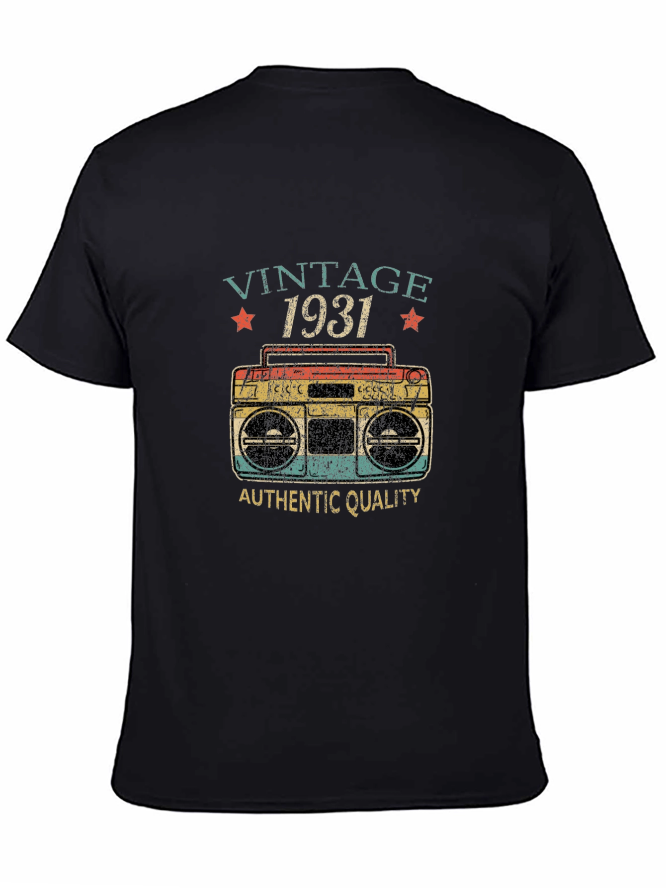 Vintage 1931 Boombox Graphic T-Shirt