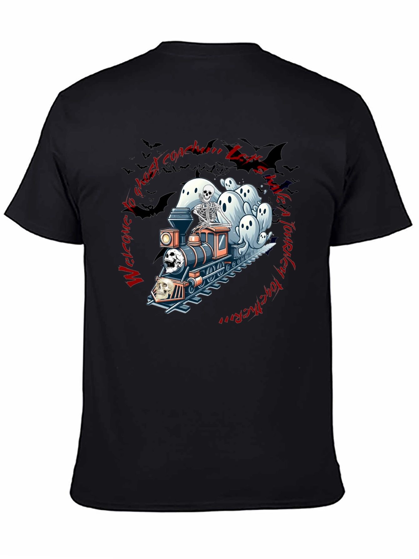 Ghost Train Halloween T-Shirt