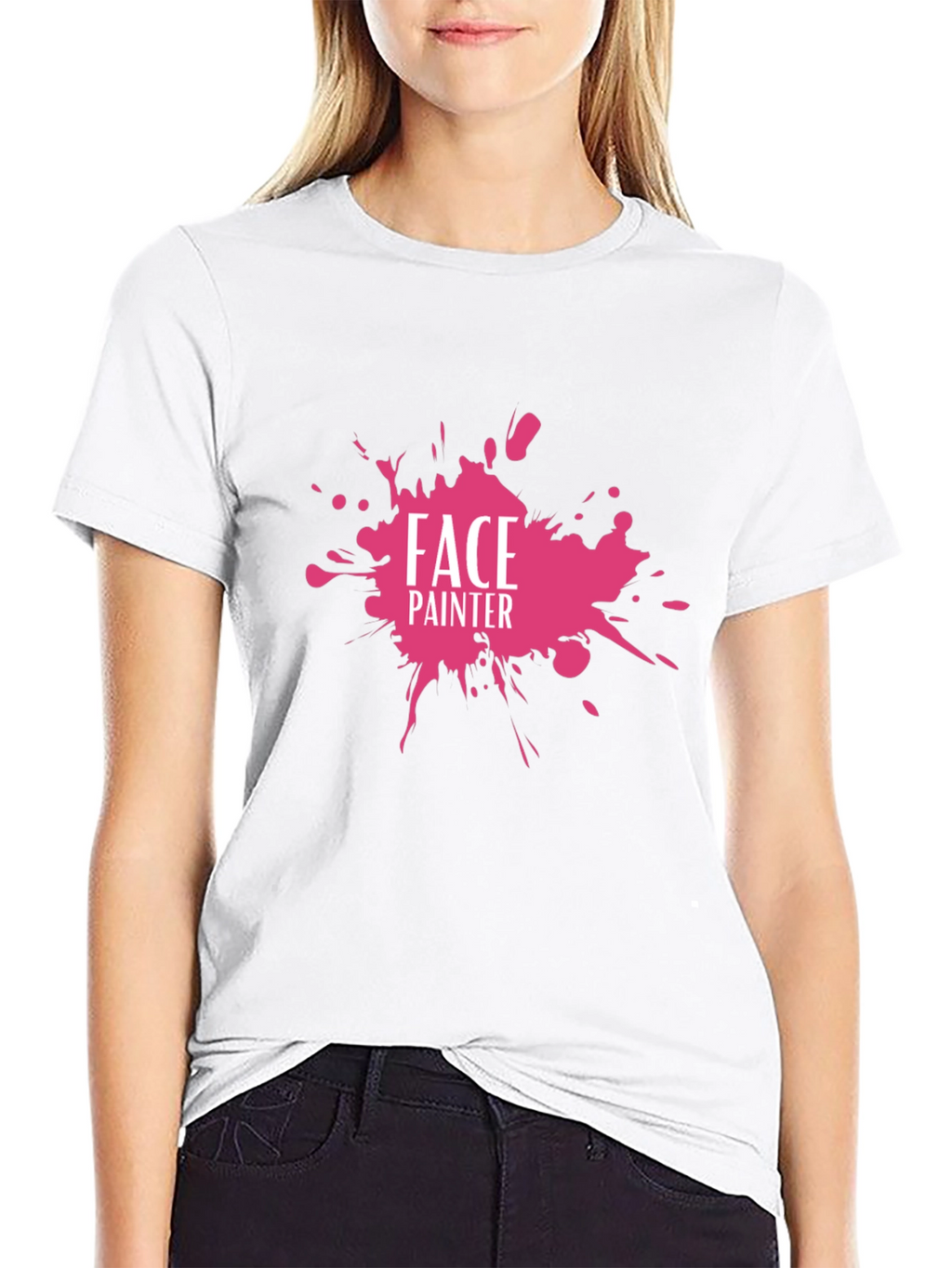 Face Painter Graphic Tee - Fun & Creative Design