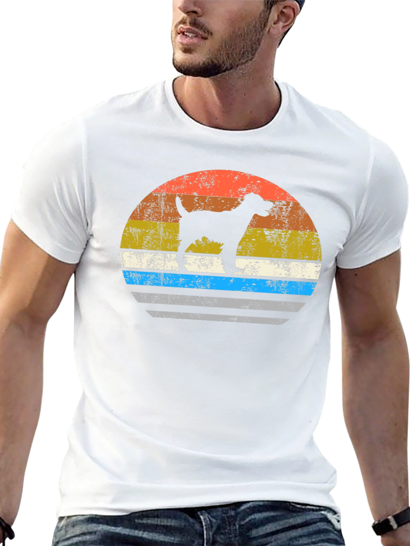 Retro Dog Silhouette Tee