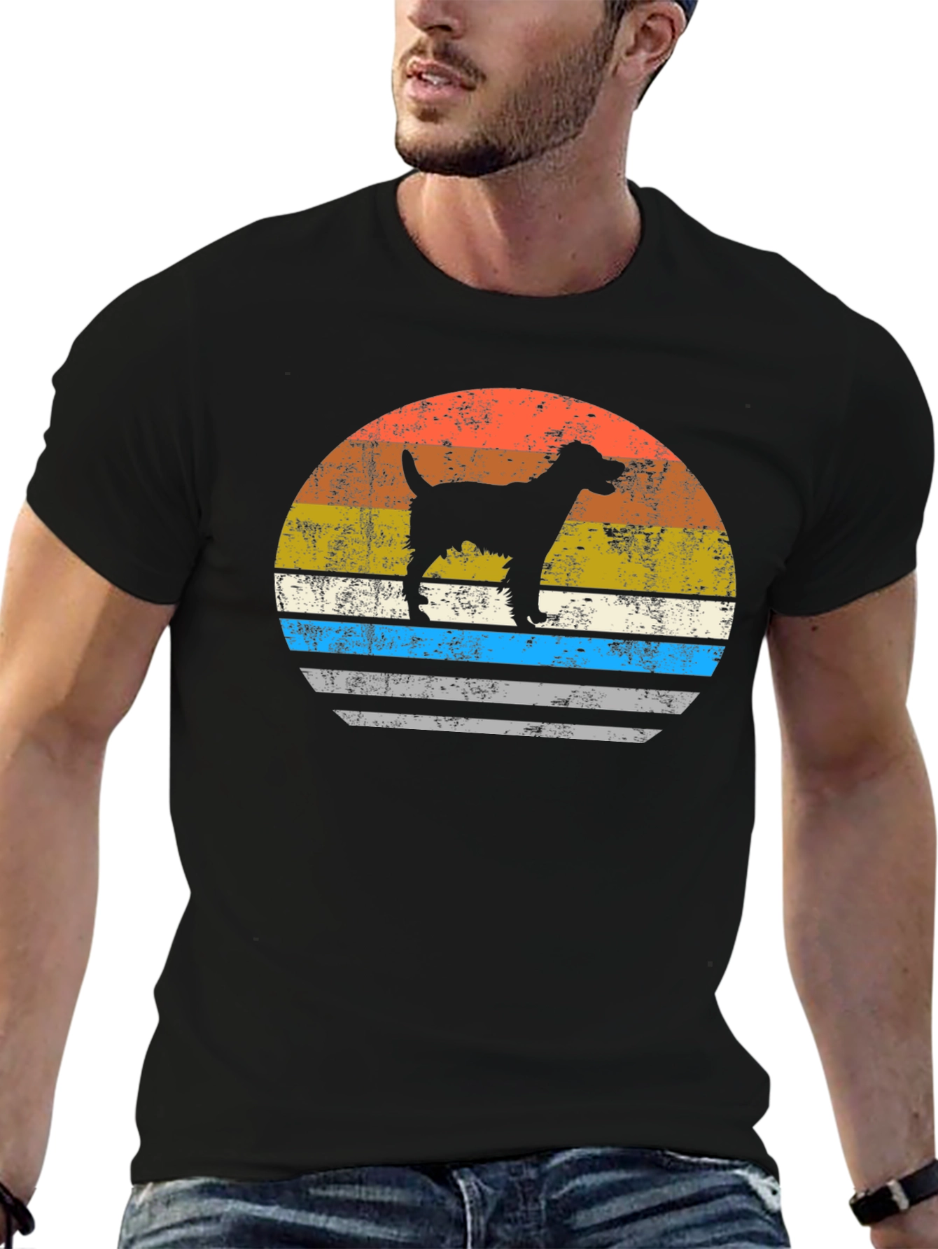 Retro Dog Silhouette Tee
