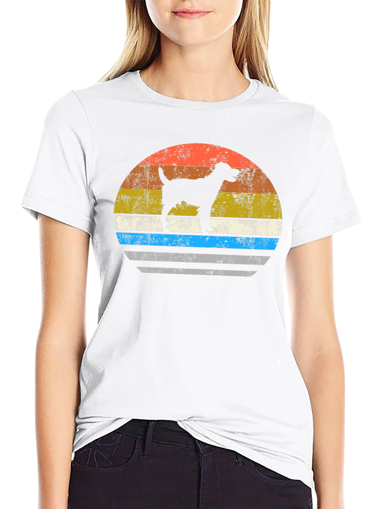 Retro Dog Silhouette Tee