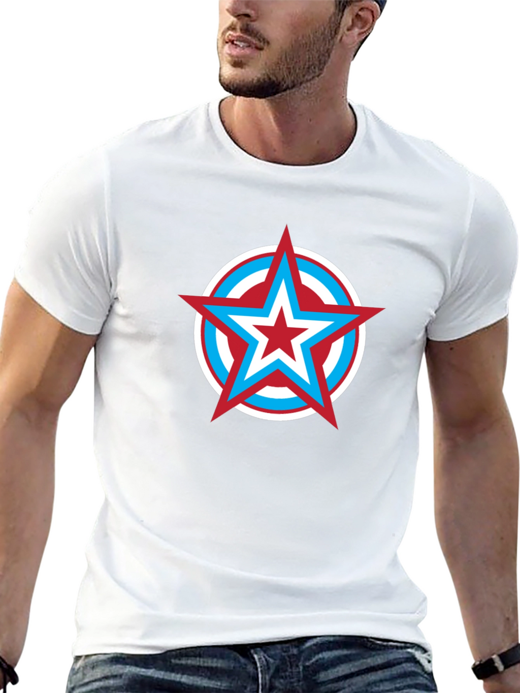 Star Logo Black T-Shirt