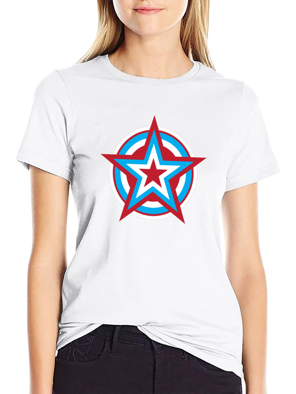 Star Logo Black T-Shirt