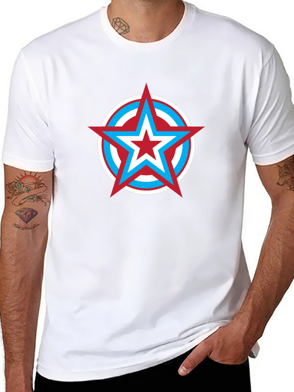 Star Logo Black T-Shirt