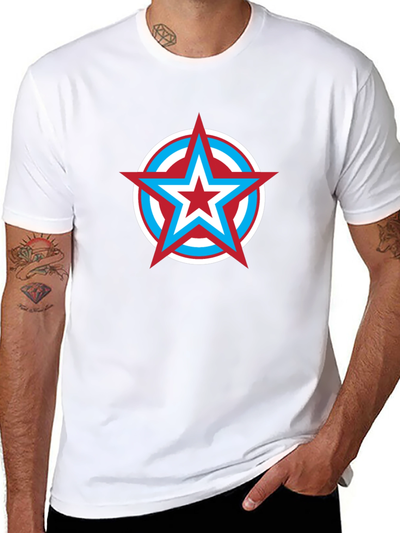 Star Logo Black T-Shirt