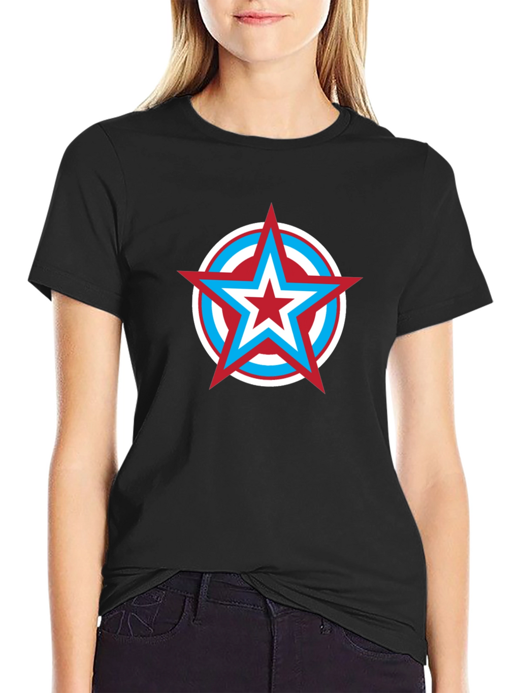 Star Logo Black T-Shirt