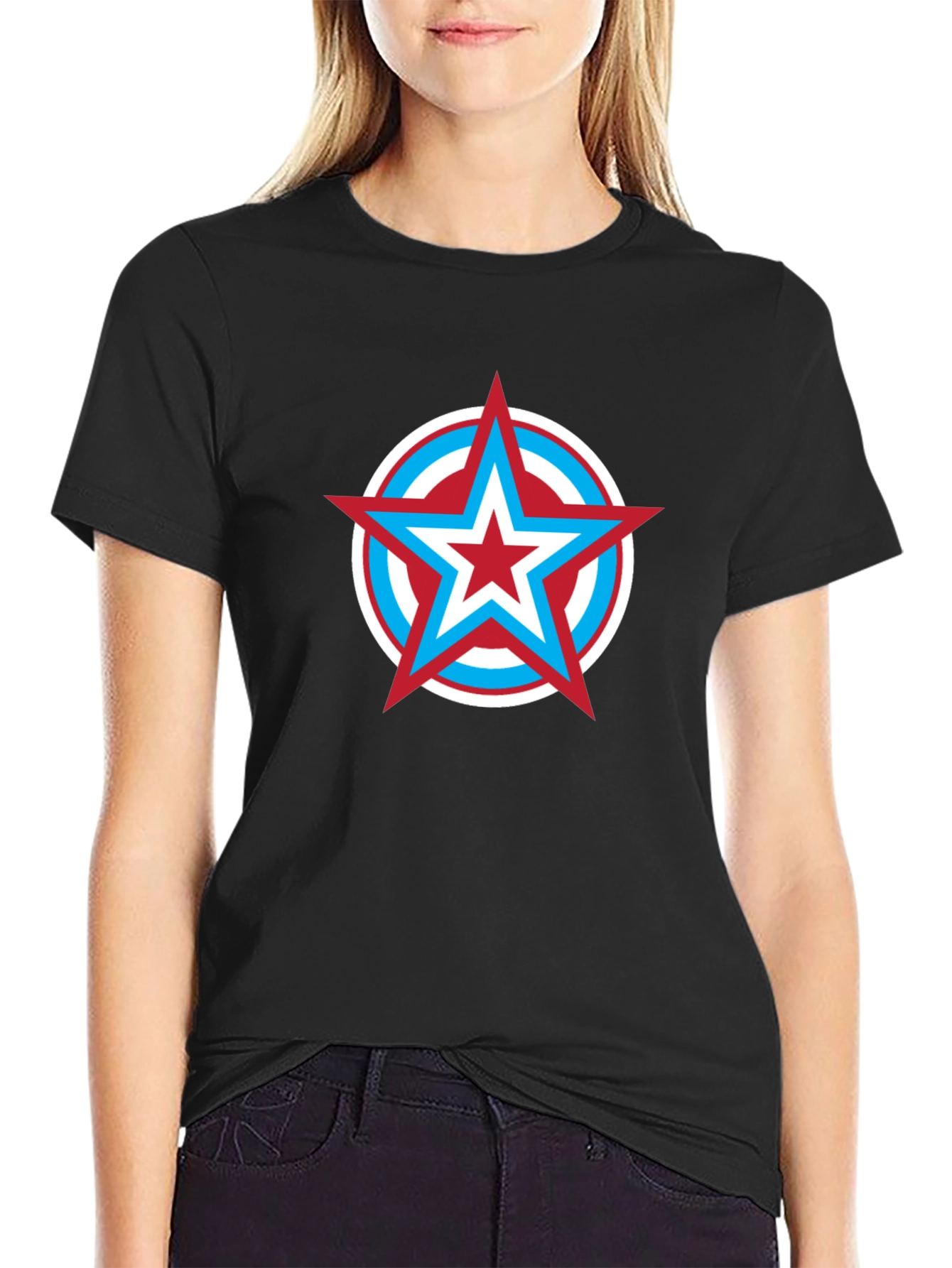Star Logo Black T-Shirt