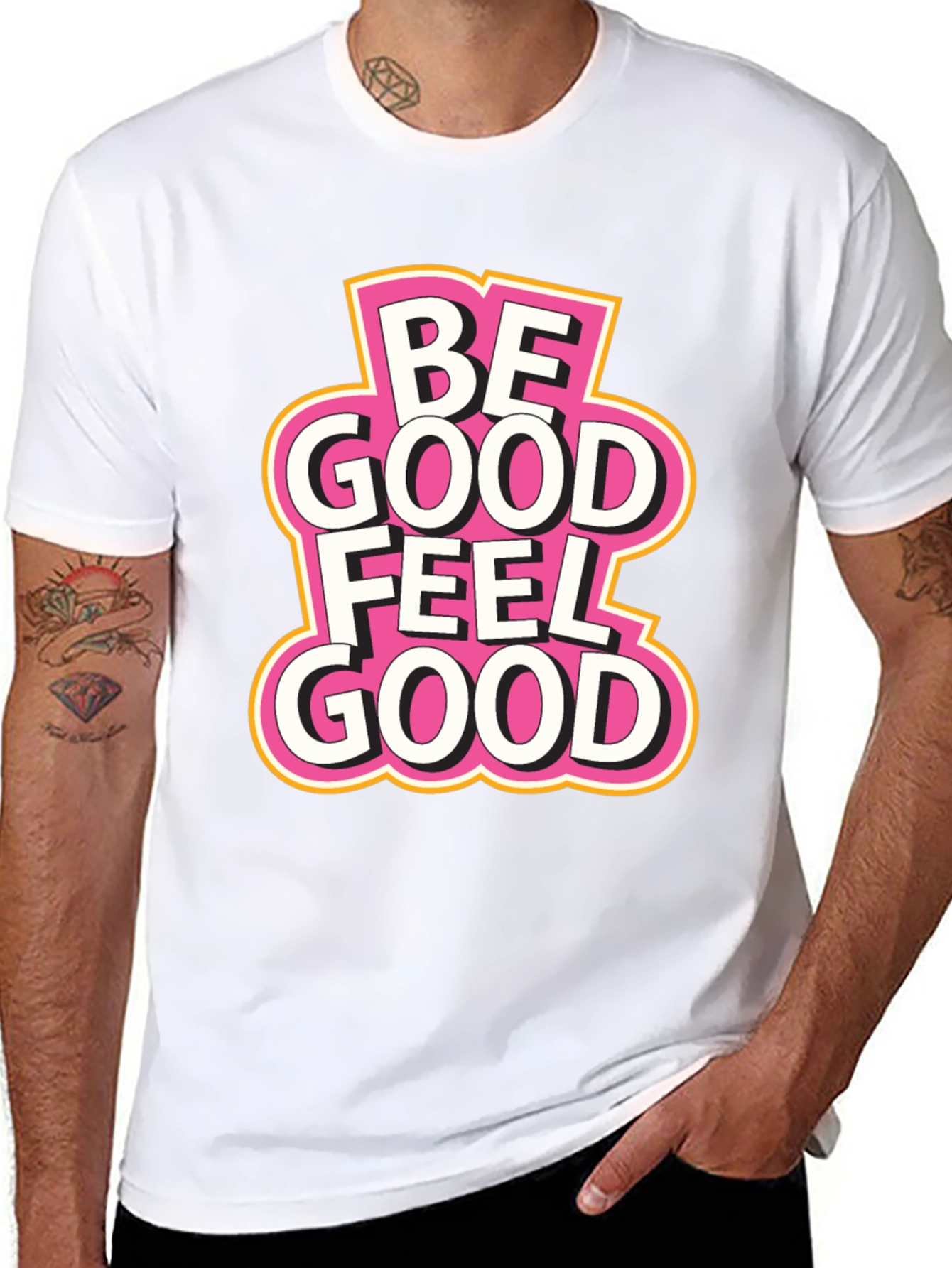 Be Good Feel Good Black T-Shirt