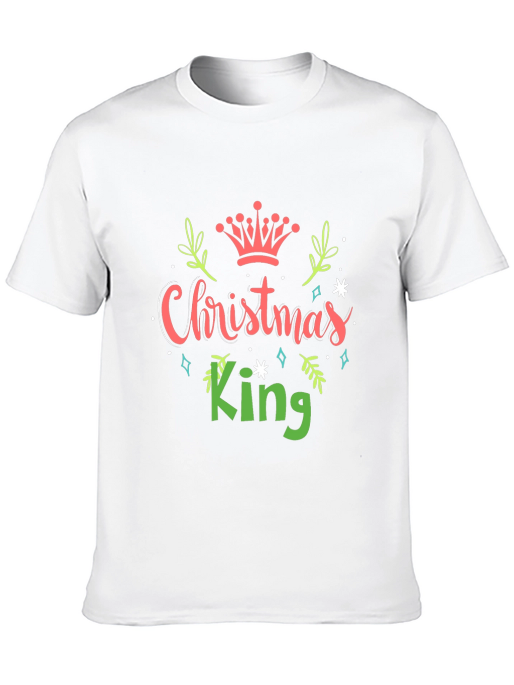 Christmas King Graphic Tee - Holiday Apparel