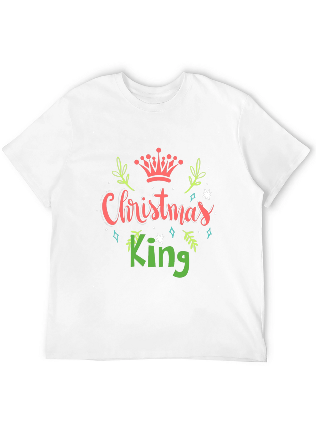 Christmas King Graphic Tee - Holiday Apparel