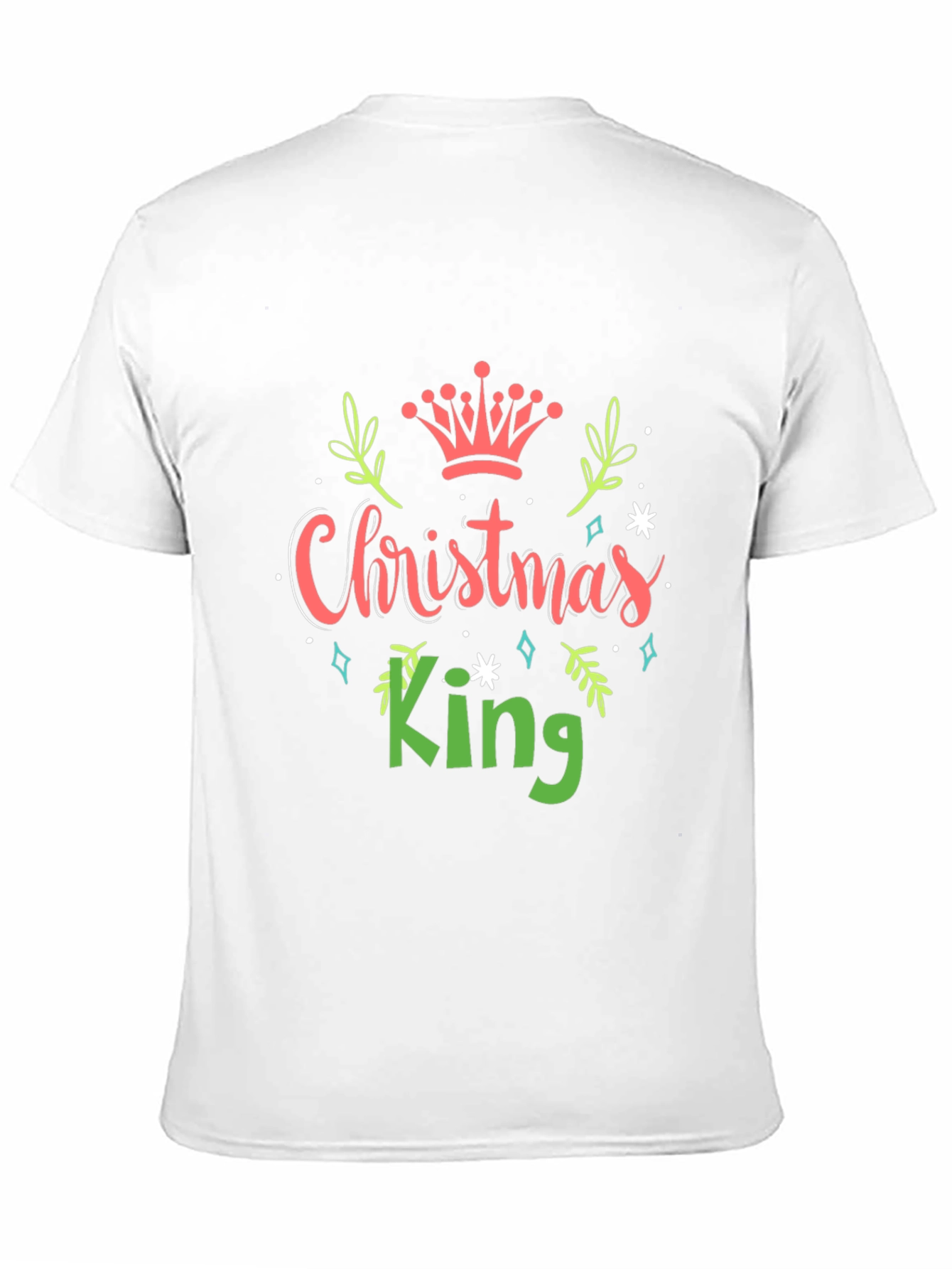 Christmas King Graphic Tee - Holiday Apparel