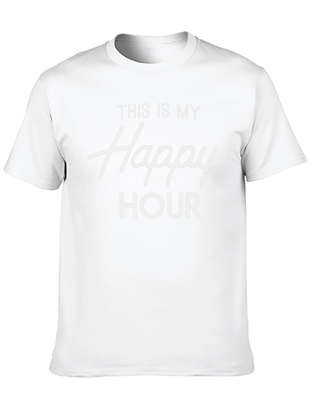 Happy Hour Graphic Tee - Black