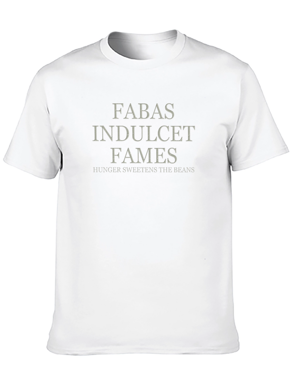 Fabas Indulcet Fames Graphic Tee - Hunger Sweetens