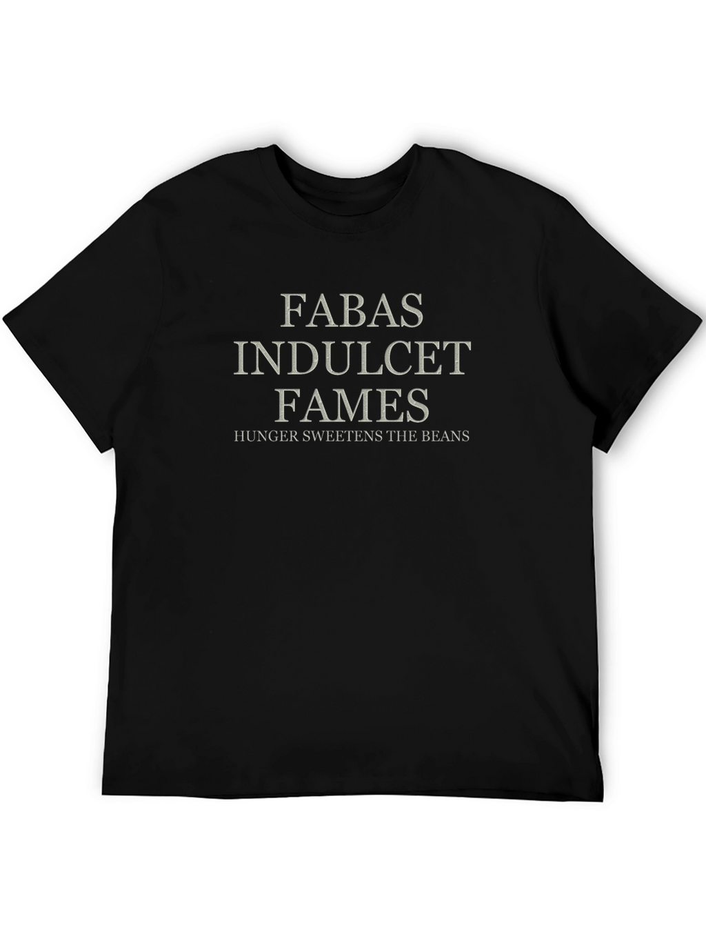 Fabas Indulcet Fames Graphic Tee - Hunger Sweetens