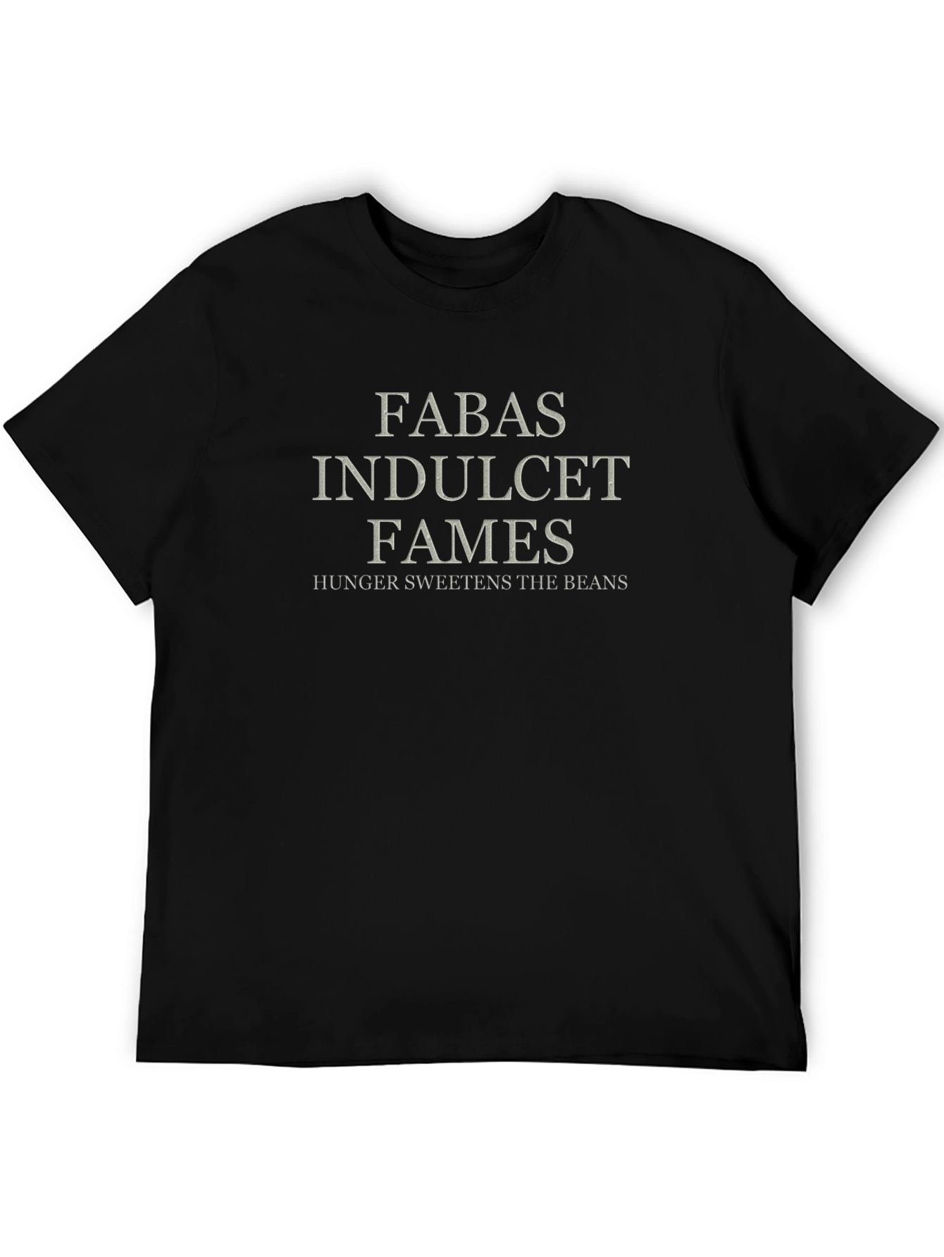 Fabas Indulcet Fames Graphic Tee - Hunger Sweetens