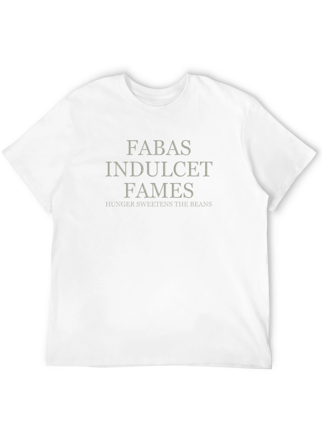 Fabas Indulcet Fames Graphic Tee - Hunger Sweetens