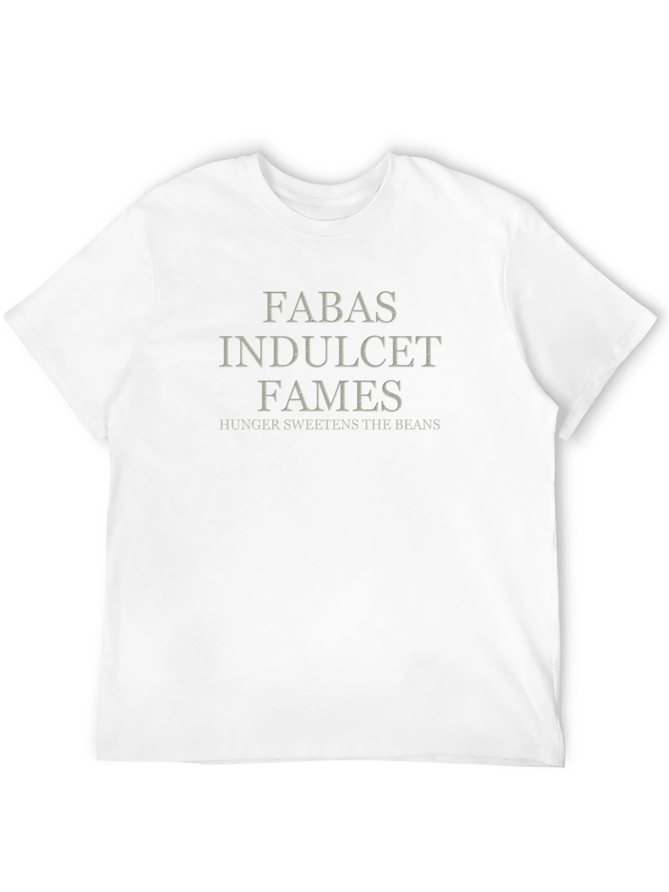 Fabas Indulcet Fames Graphic Tee - Hunger Sweetens