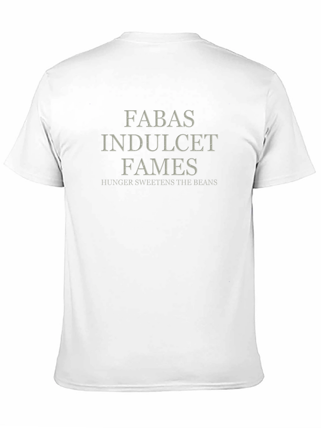 Fabas Indulcet Fames Graphic Tee - Hunger Sweetens