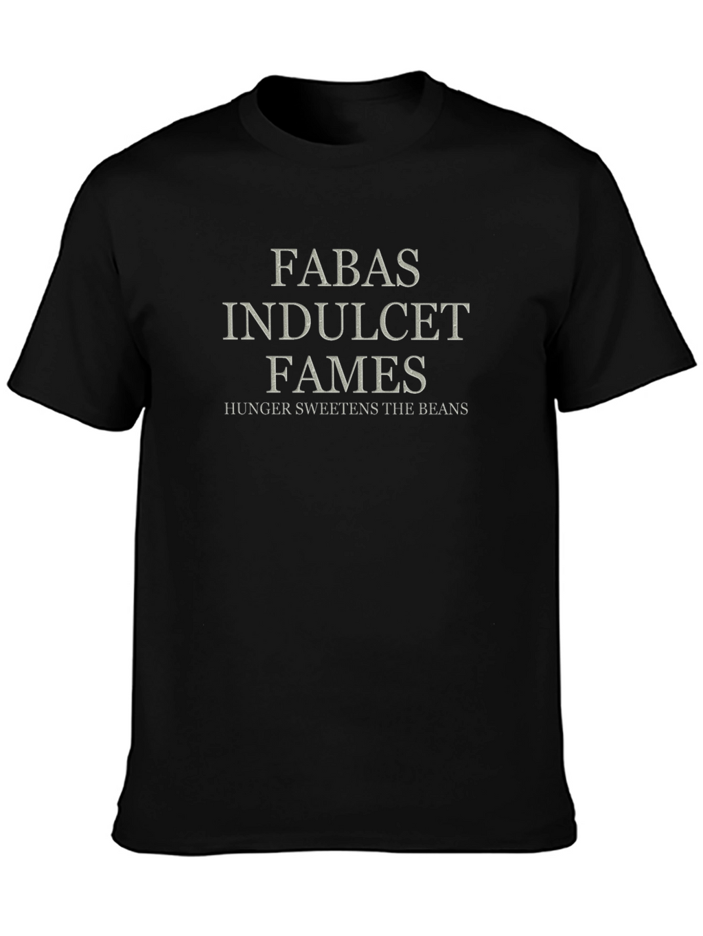 Fabas Indulcet Fames Graphic Tee - Hunger Sweetens