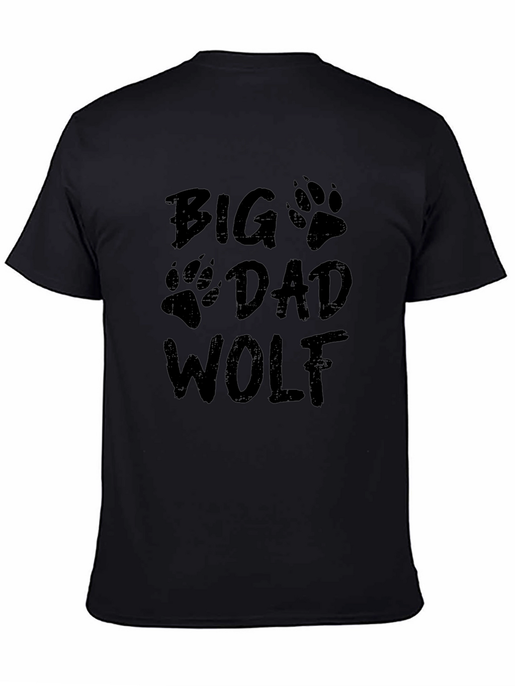 Big Dad Wolf Graphic Tee - Black